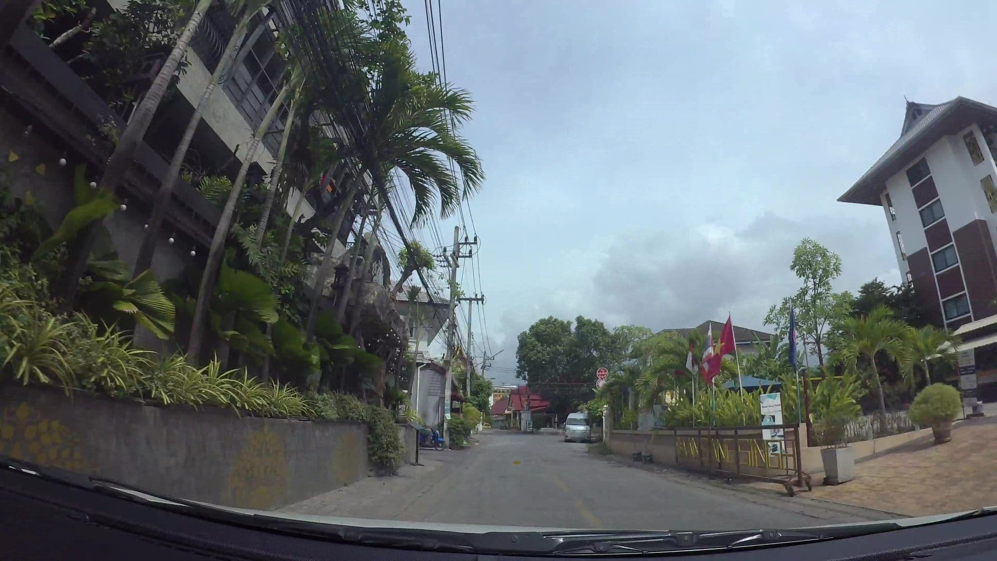 Street view near Holiday Garden View, Chiang Mai