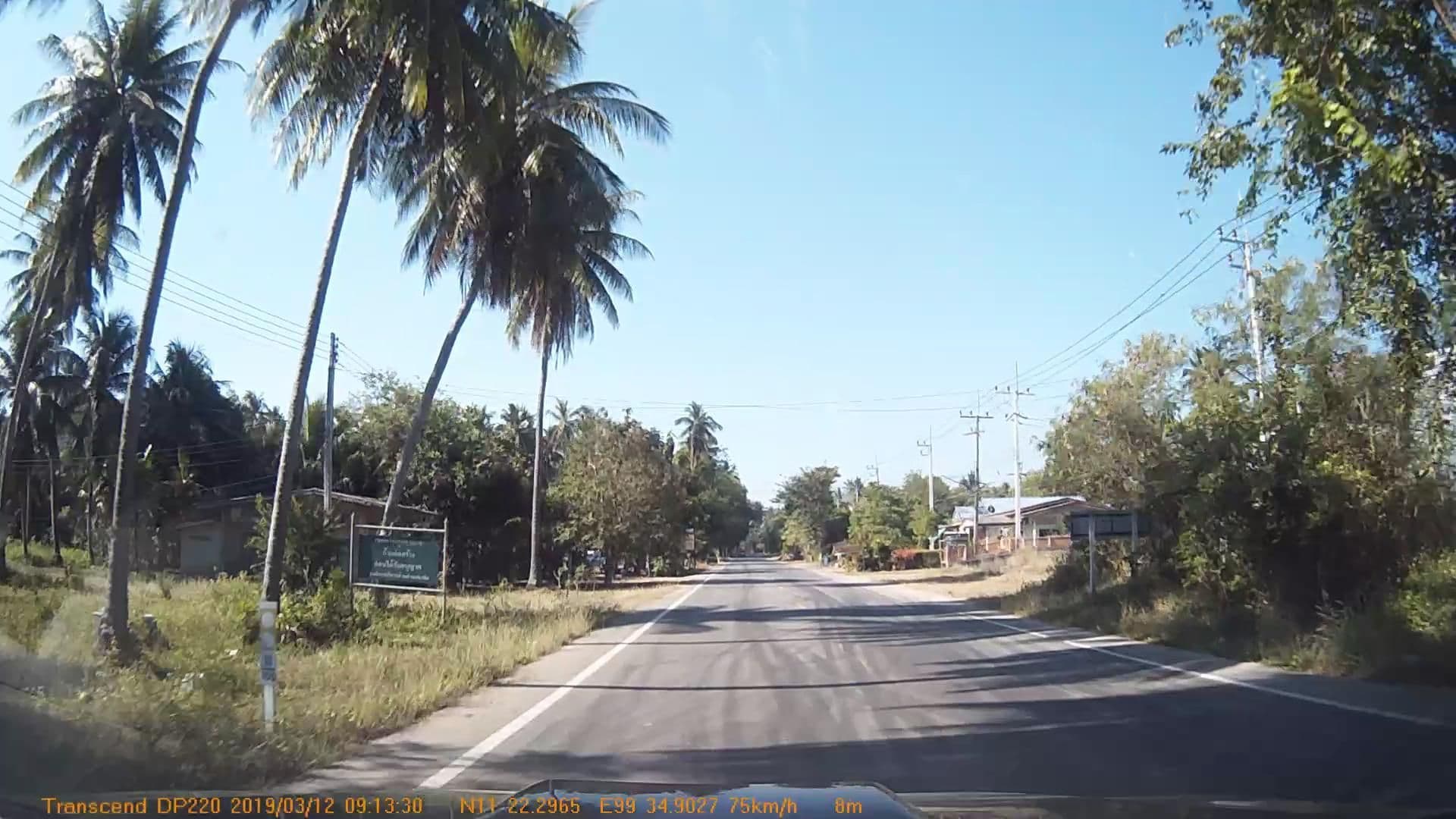 Street view near Ruenthai Resort, Bang Saphan — © mapcreator (CC BY-SA · Mapillary)