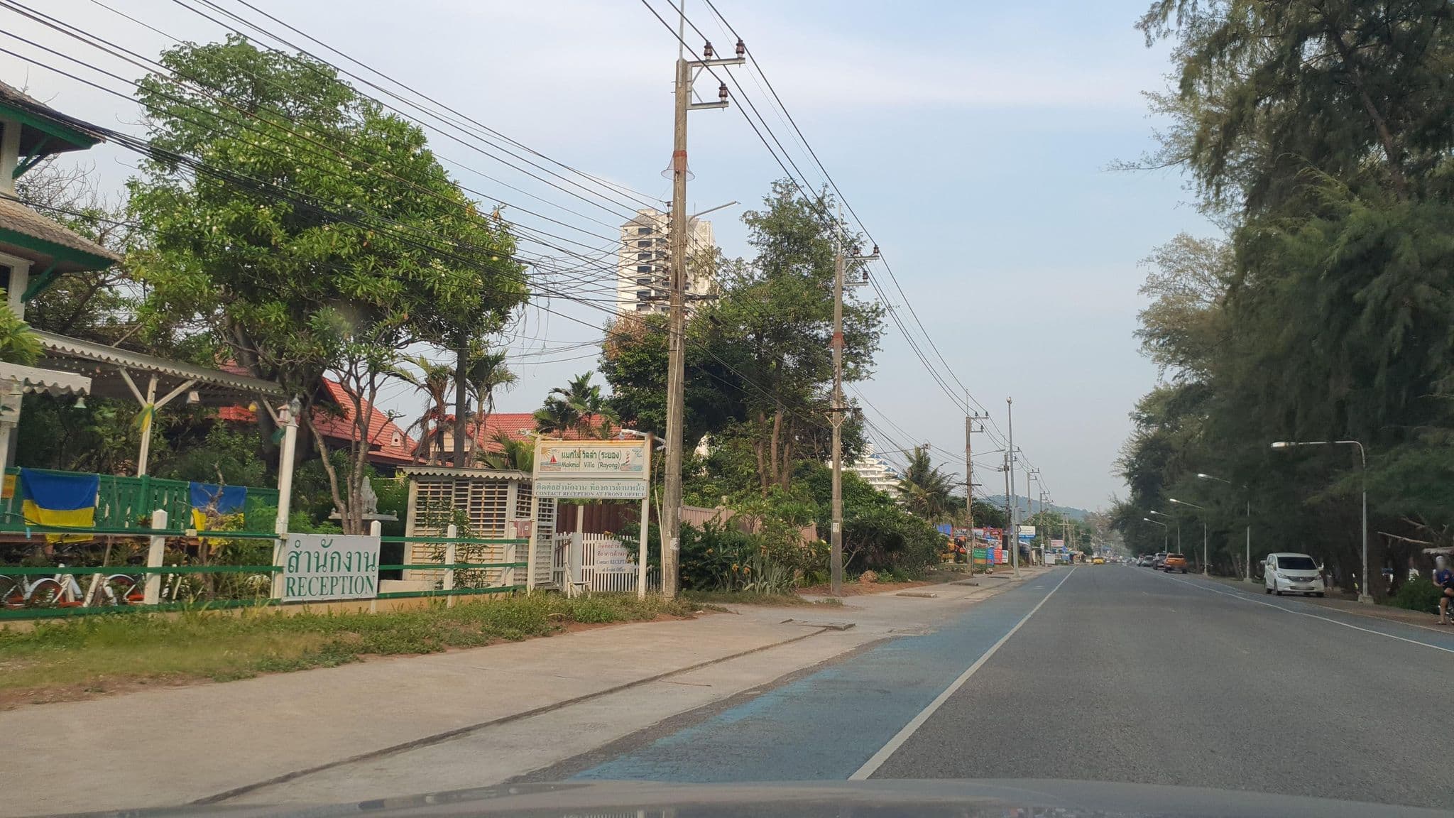 Street view near Makmai Villa (Rayong), Ban Phe