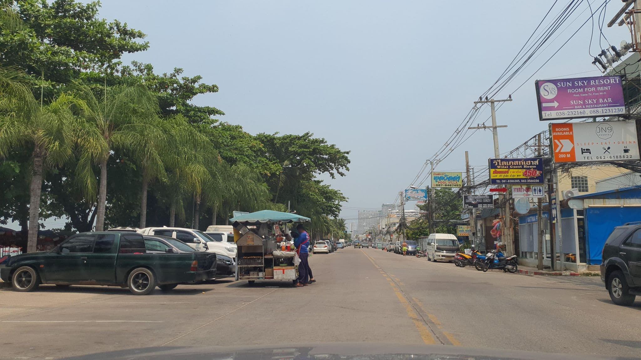 Street view near Tulip House, Pattaya