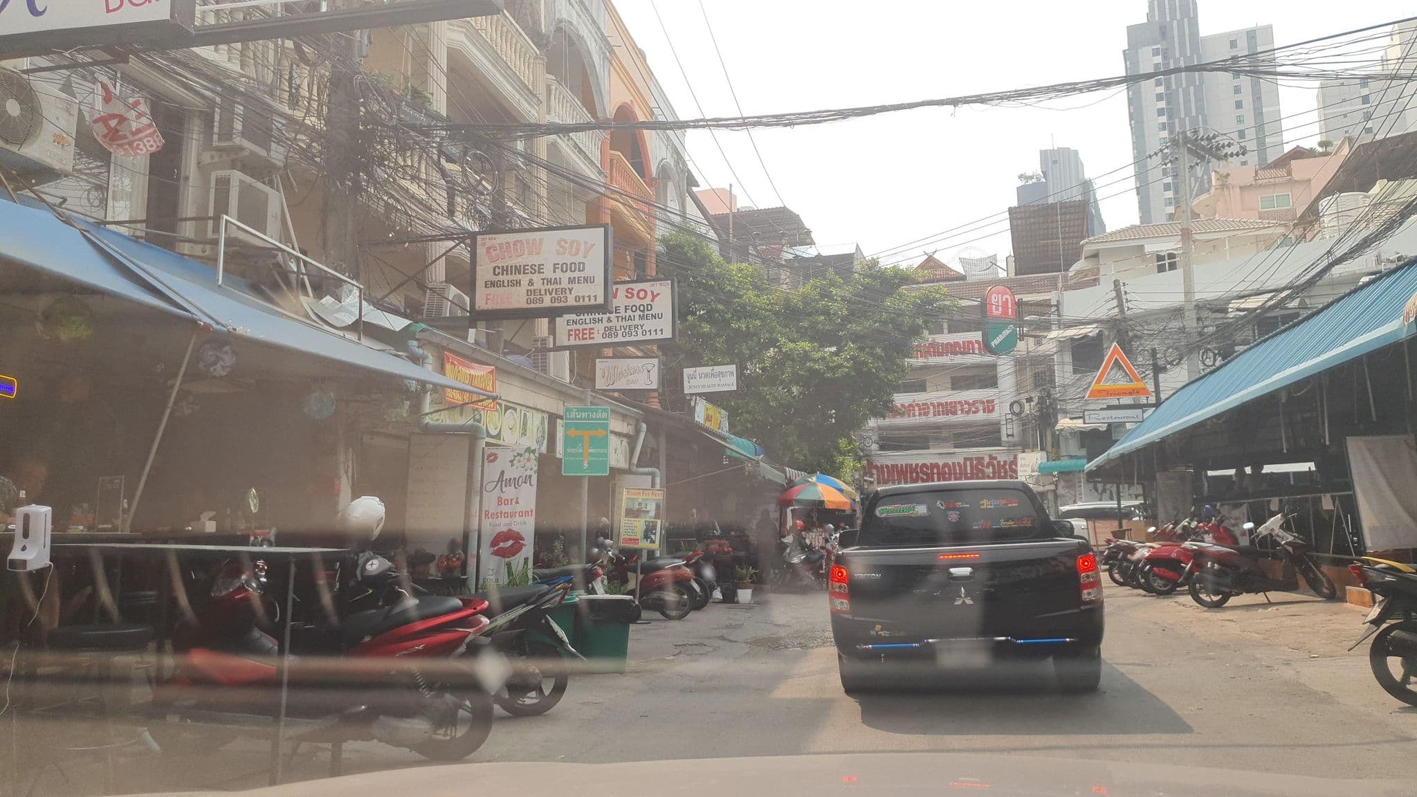 Street view near Canterbury Tales, Pattaya