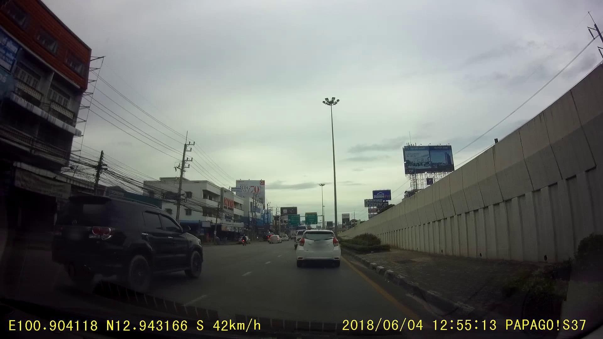 Street view near JA Siam, Pattaya