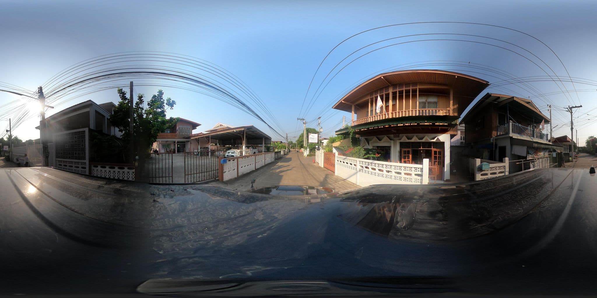 Street view near Wiangphumin Hotel, Nan
