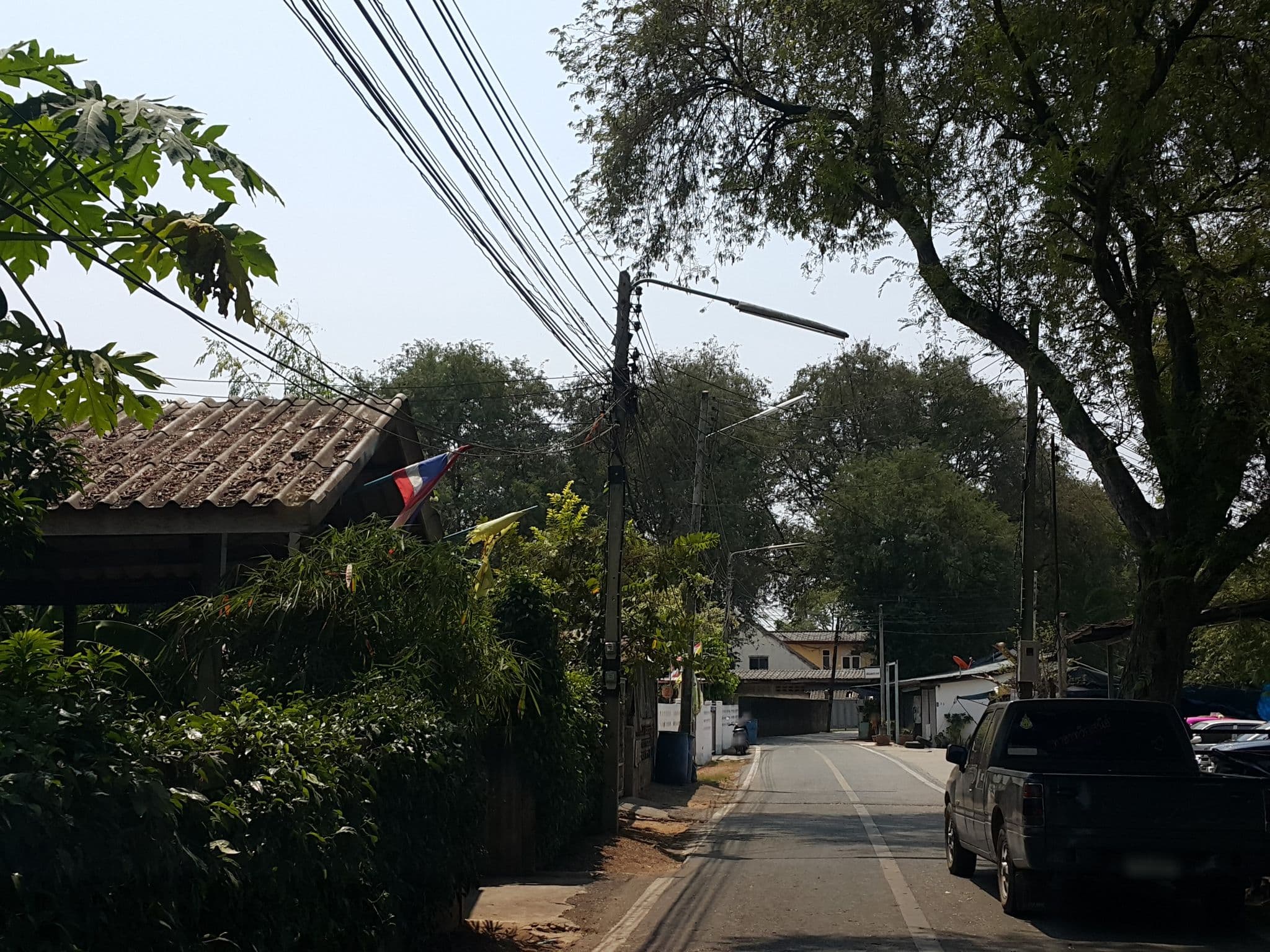 Street view near VN Guesthouse, Kanchanaburi — © jrcarlsen (CC BY-SA · Mapillary)