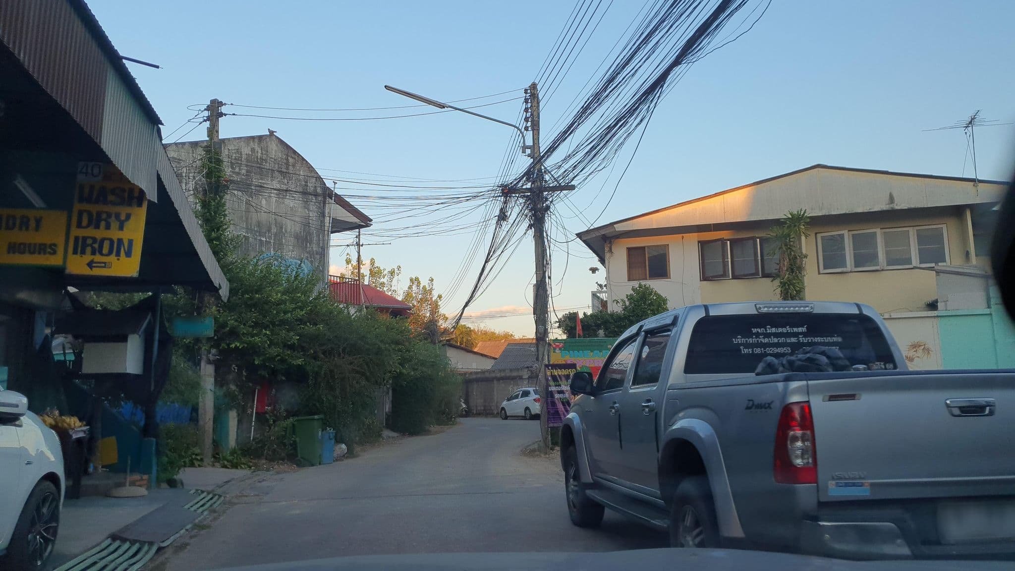 Street view near JJ Guesthouse, Chiang Mai