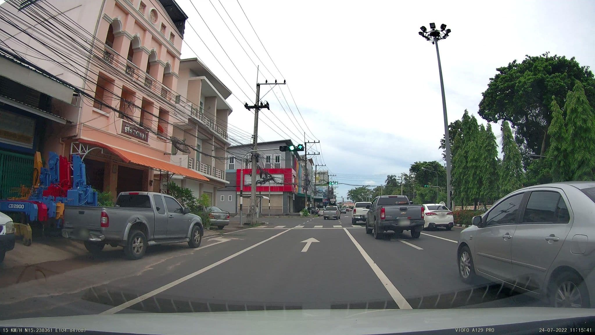 Street view near Si Somthai House, Ubon Ratchathani — © ThailandCambodia (CC BY-SA · Mapillary)