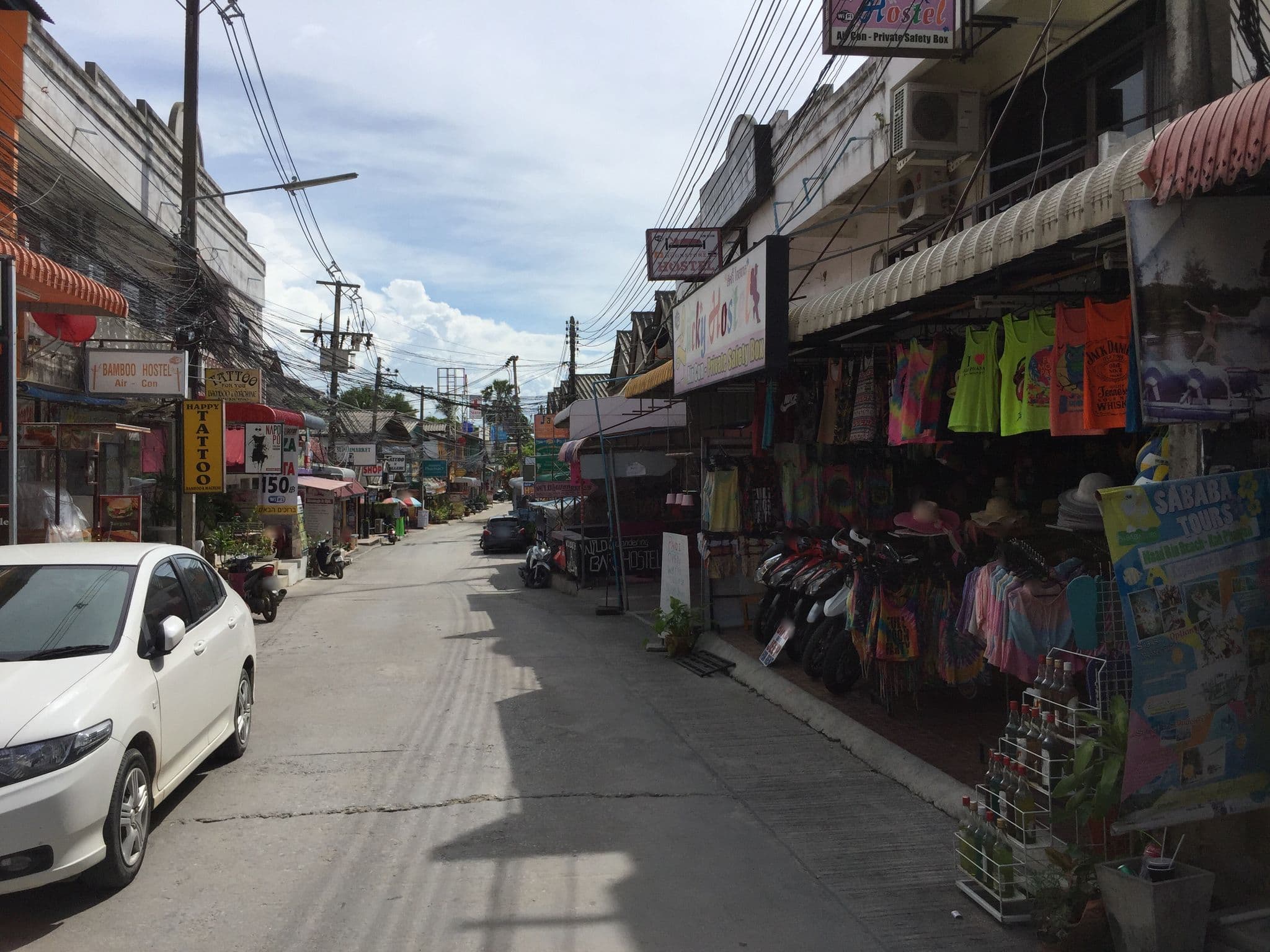 Street view near Bamboo Hostel, Ko Pha Ngan