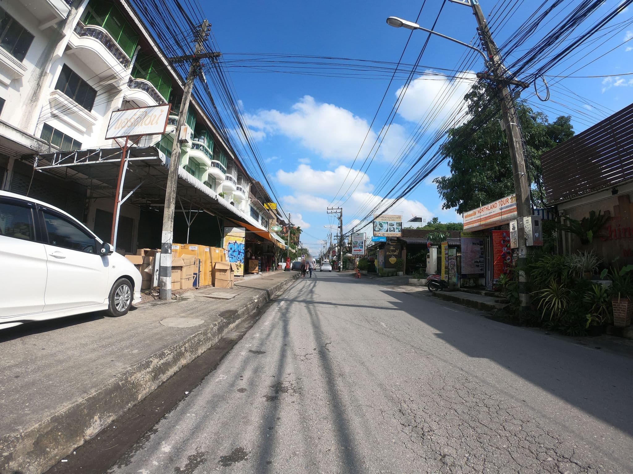 Street view near Non, Chiang Mai