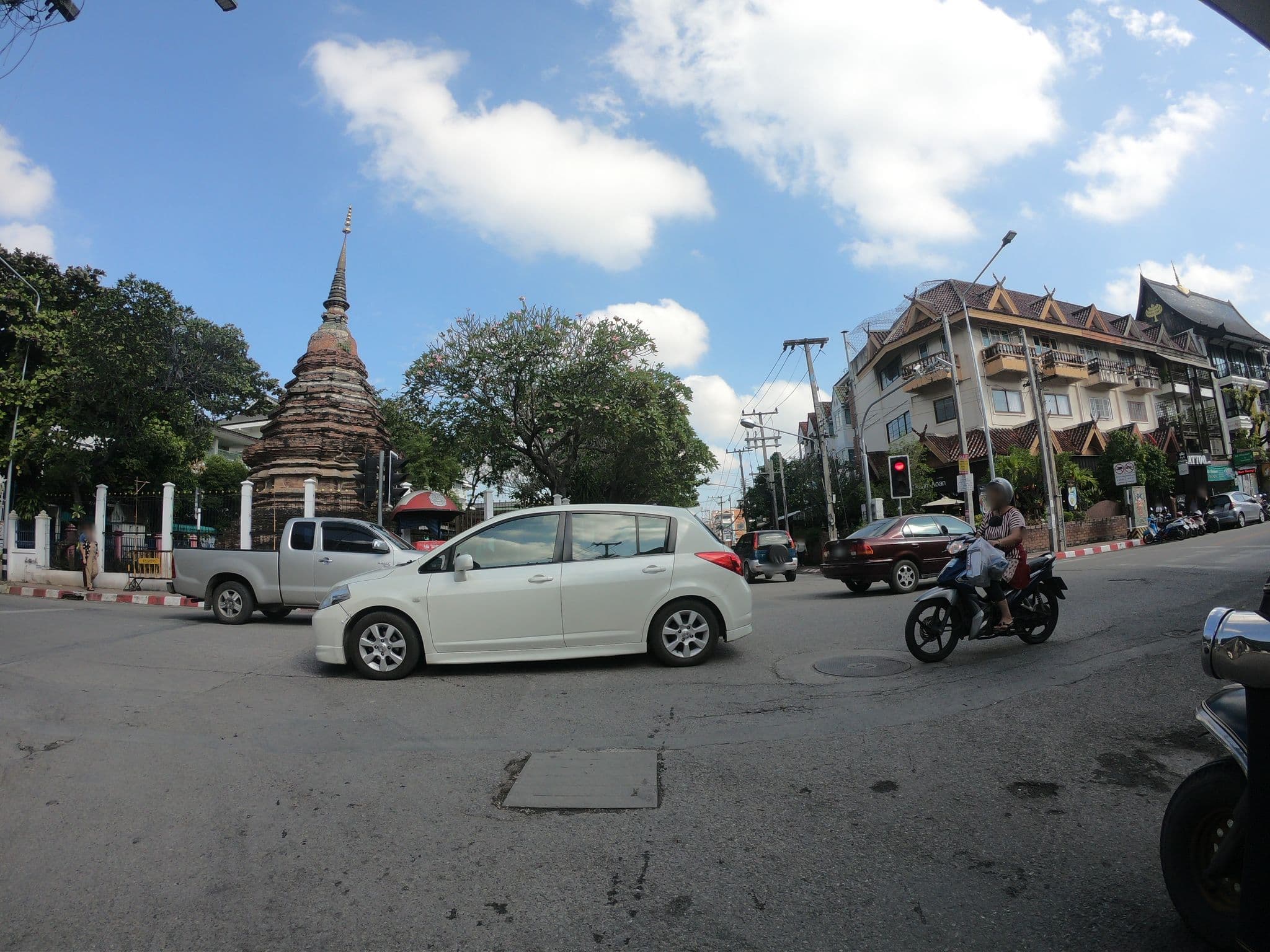 Street view near Walking Street Residence, Chiang Mai