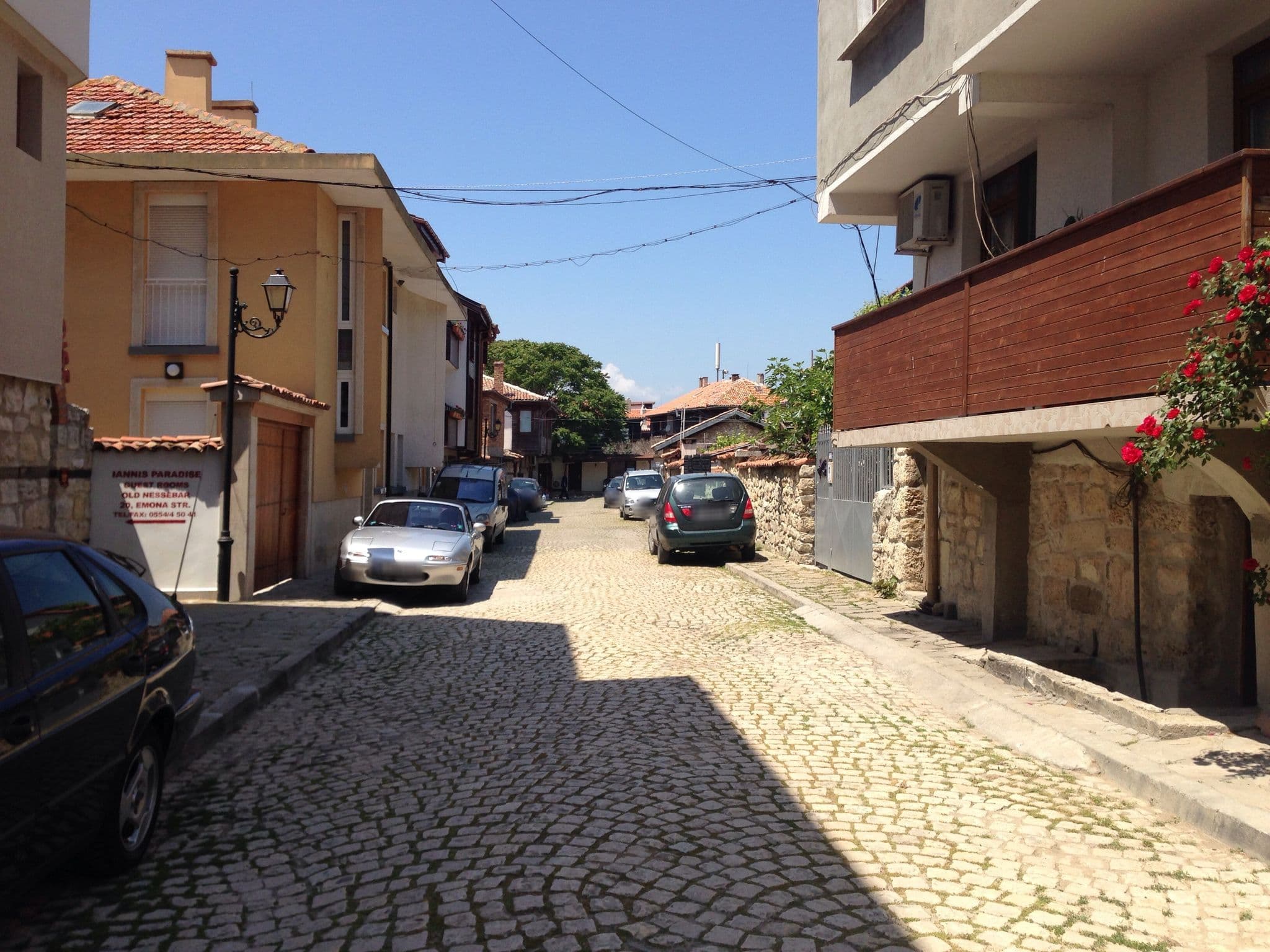 Street view near Royal Blue Resort, Nesebar