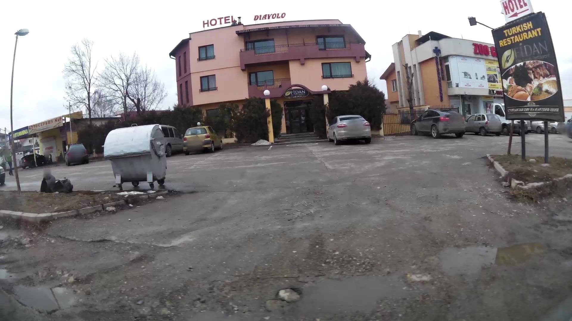 Street view near Diavolo, Sofia