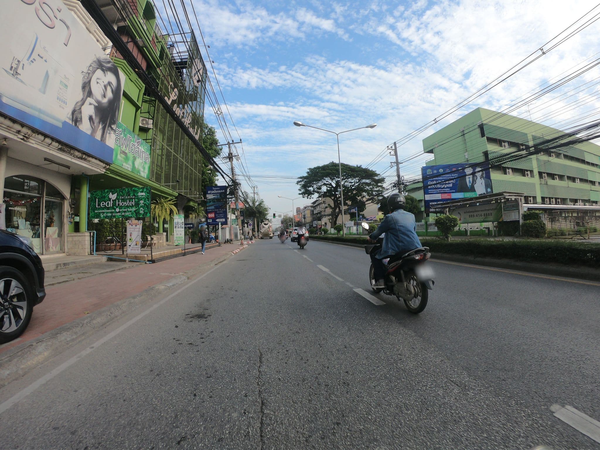 Street view near Box Hostel, Chiang Mai