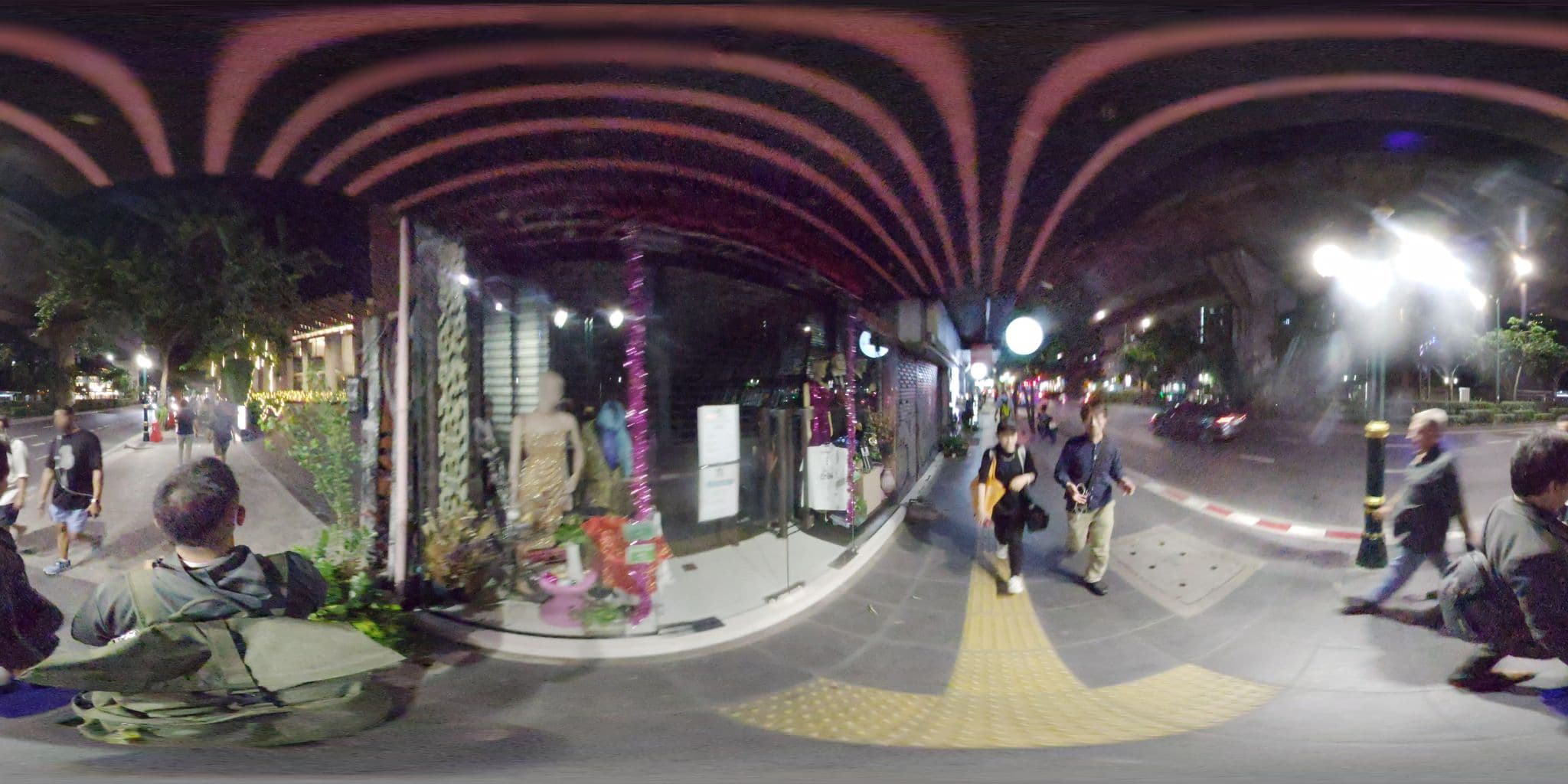 Street view near Retro Hotel, Watthana