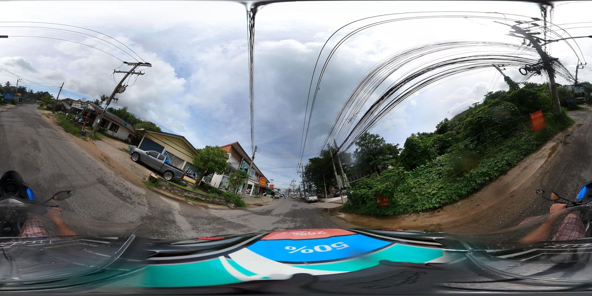 Street view near The Sunset Inn, Ko Samui