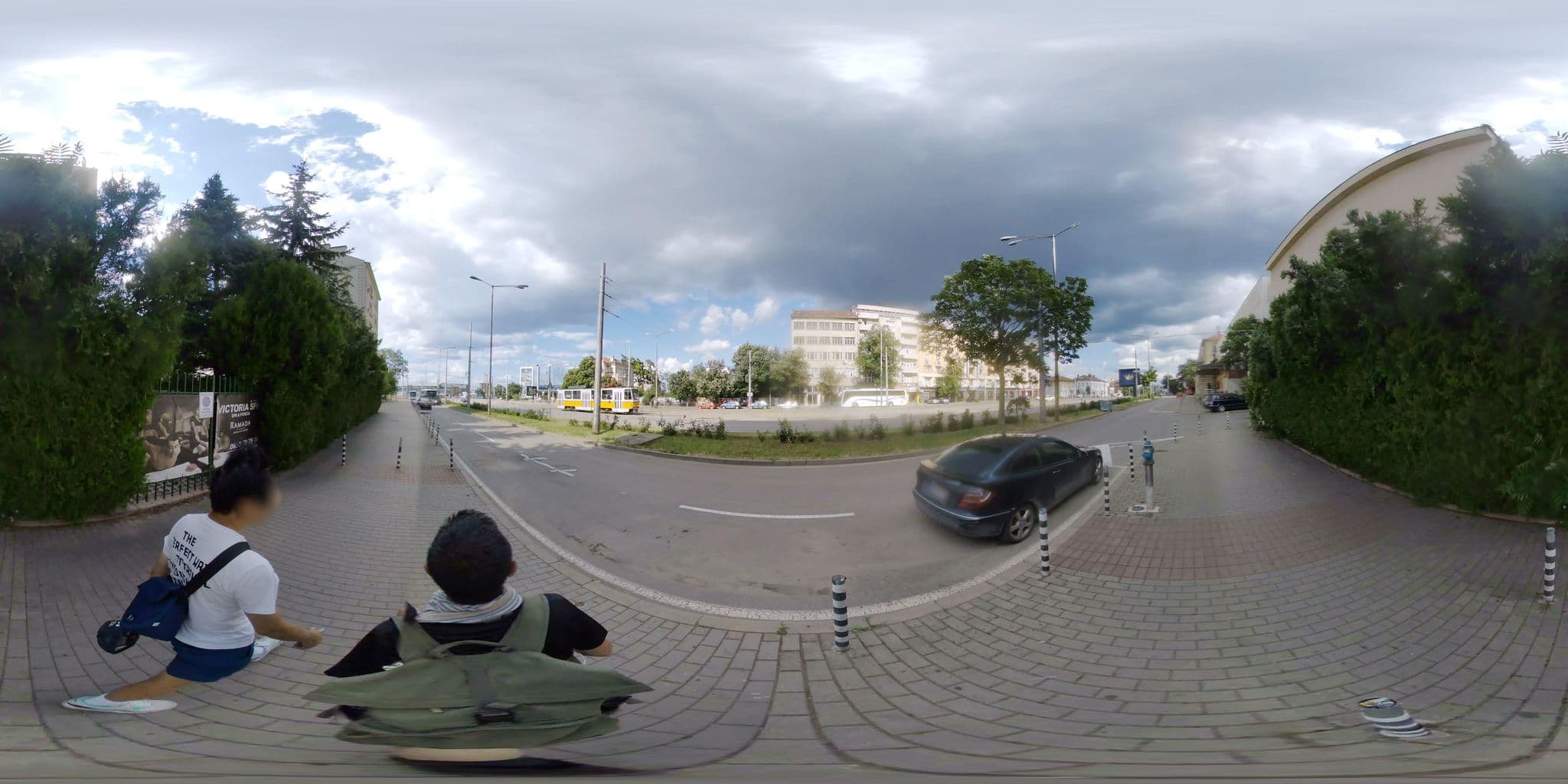Street view near Ramada Sofia, Sofia