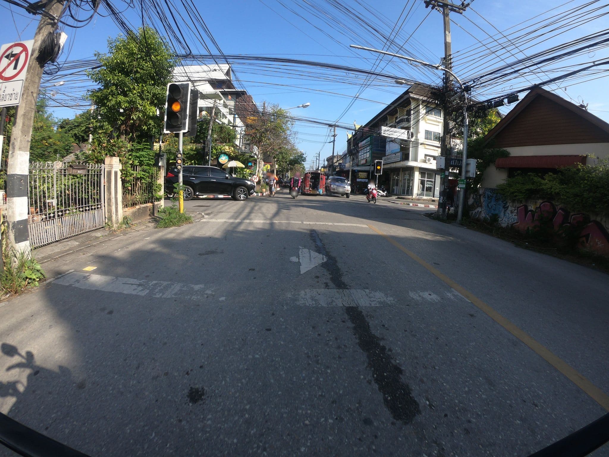 Street view near Dee Jai Garden, Chiang Mai
