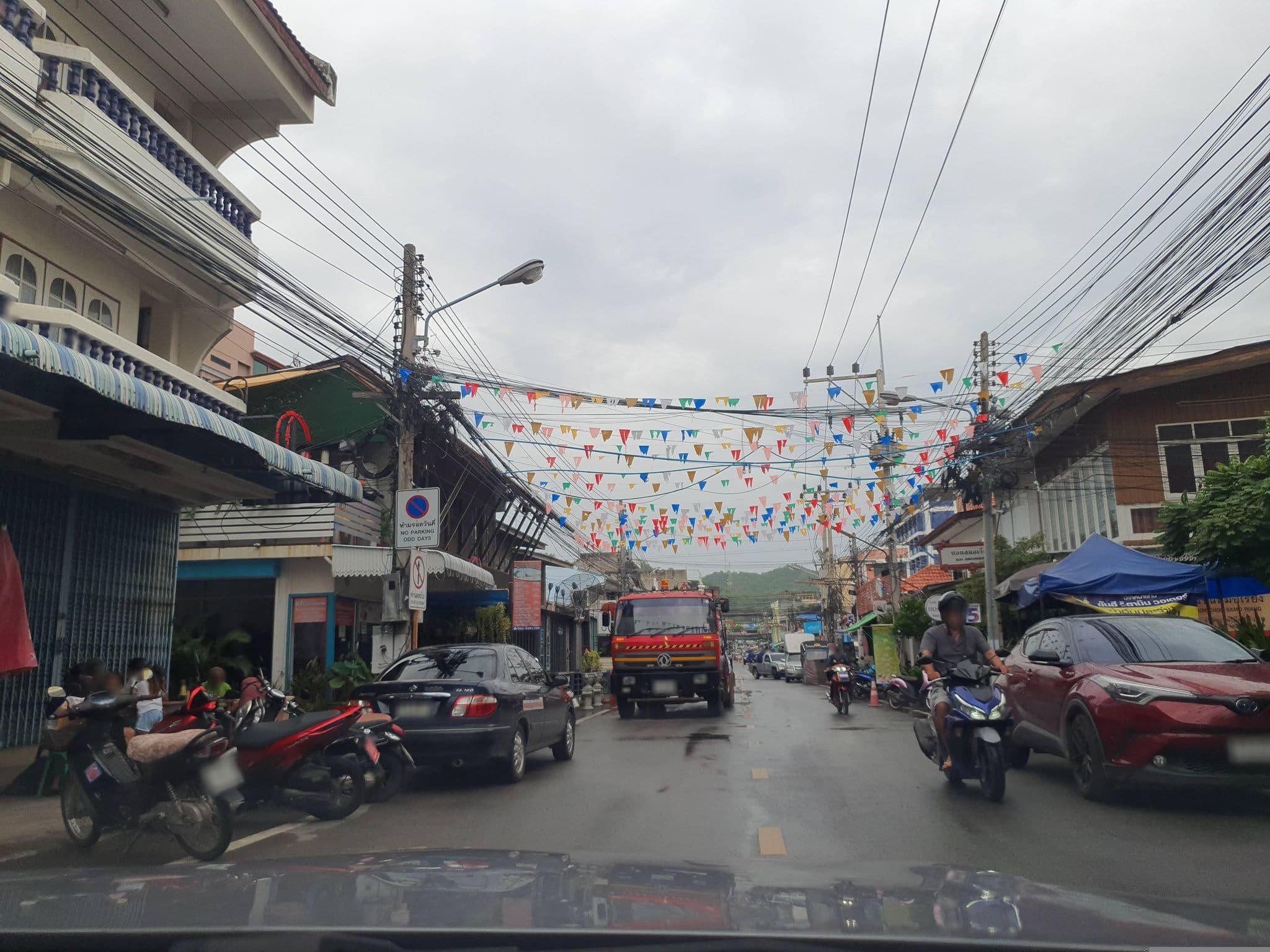 Street view near King's Home, Hua Hin
