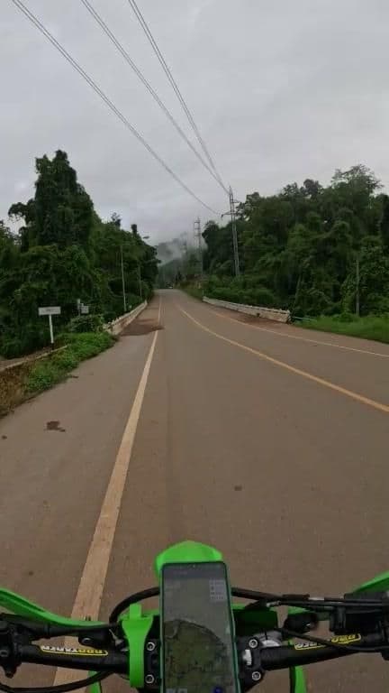 Street view near Baan Café Resort, Pai