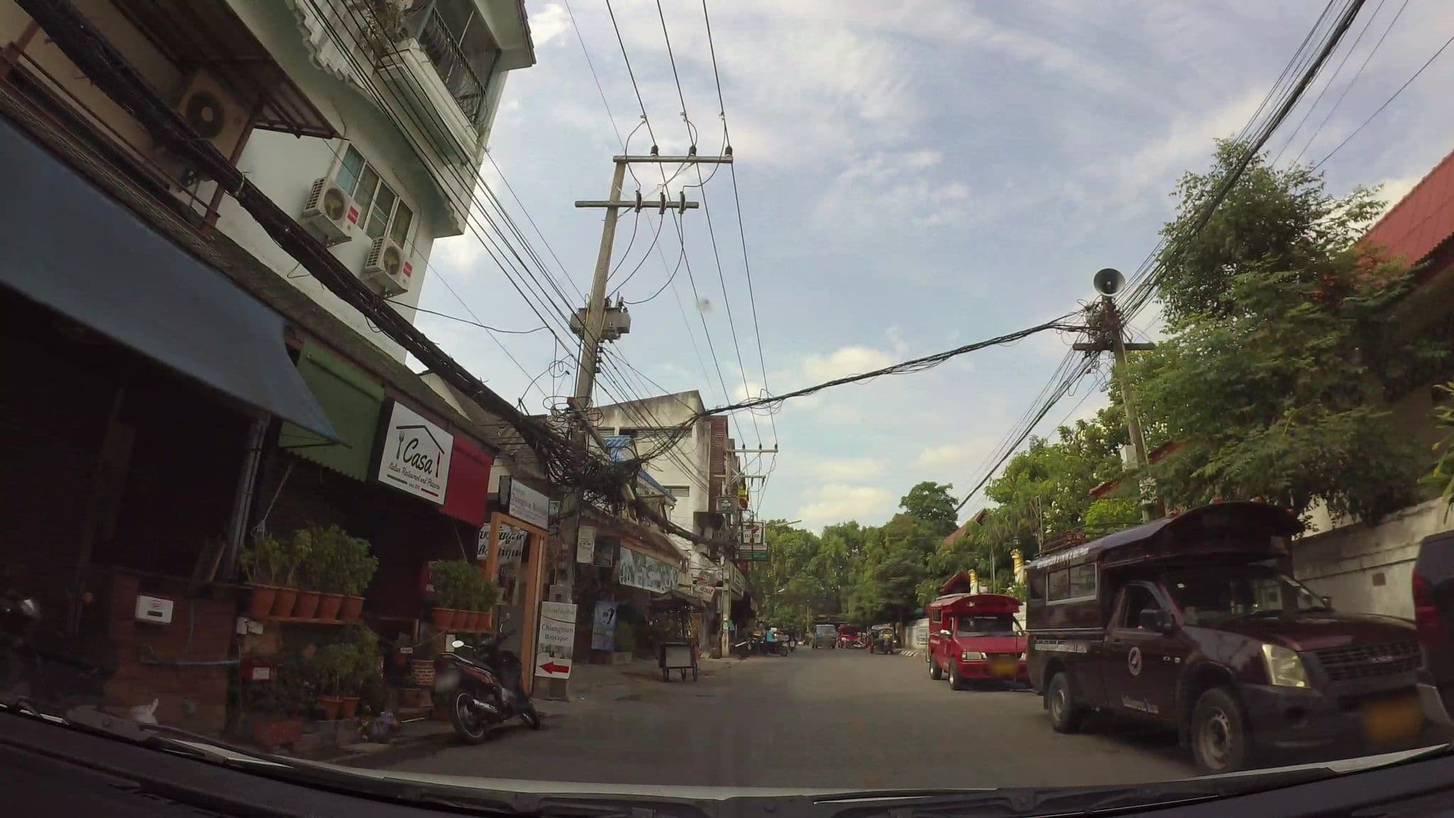 Street view near Walk Inn Guesthouse 2, Chiang Mai