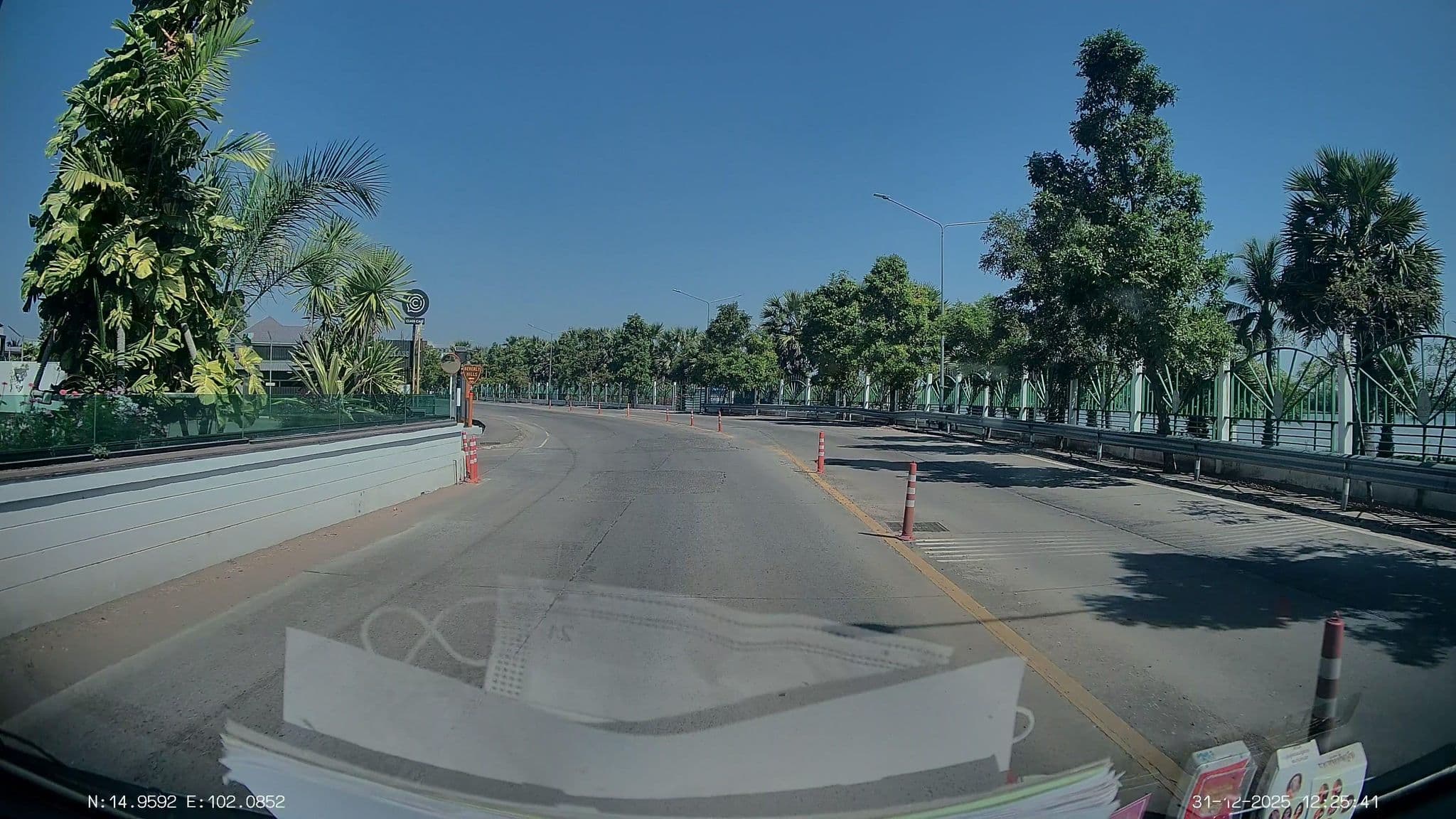 Street view near Beverly Hills Hotel, Nakhon Ratchasima — © ThailandCambodia (CC BY-SA · Mapillary)