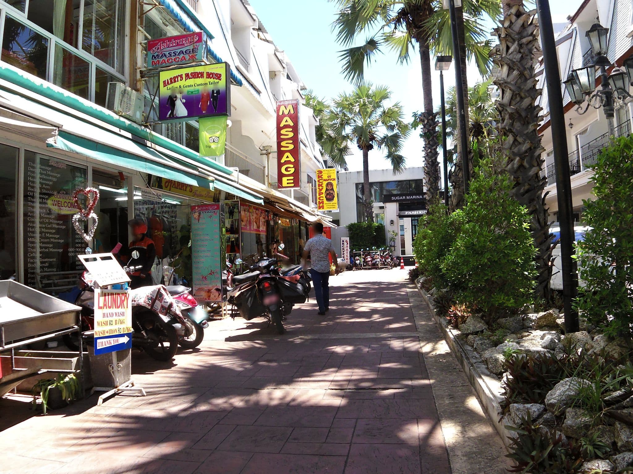 Street view near Sugar Marina Resort, Ban Kata