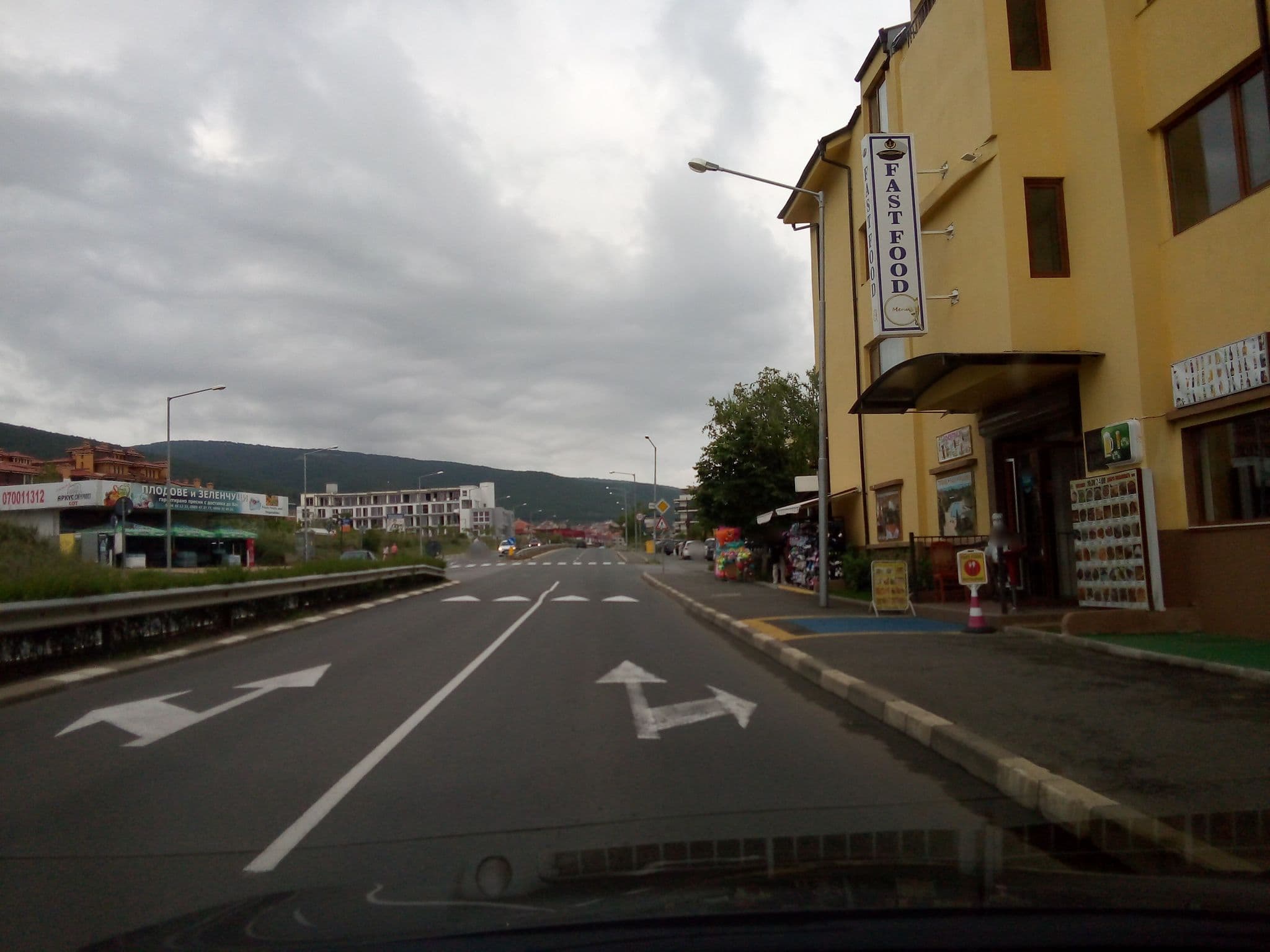 Street view near Yalta, Sveti Vlas