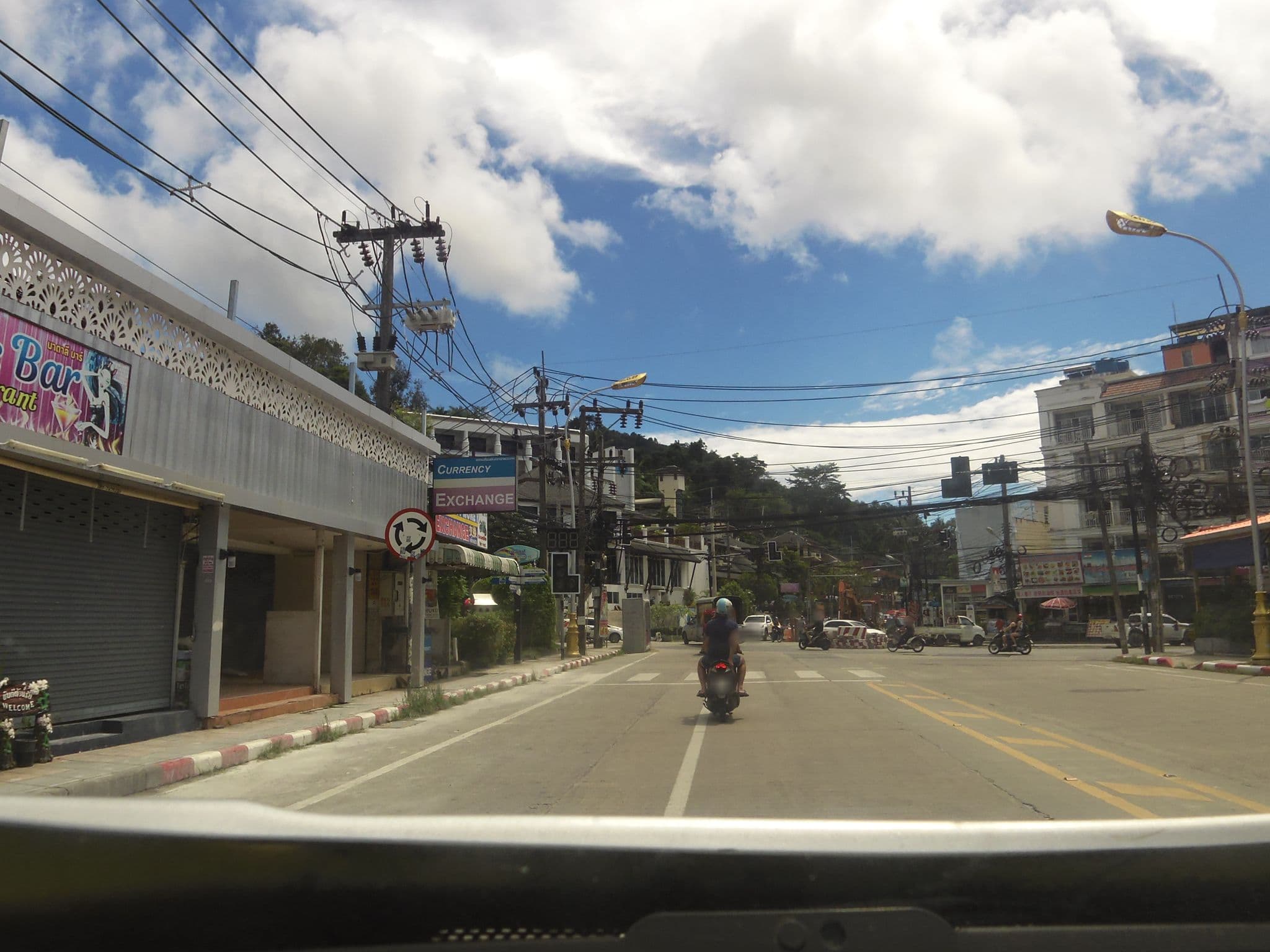 Street view near Baantonsai Garden Resort, Patong