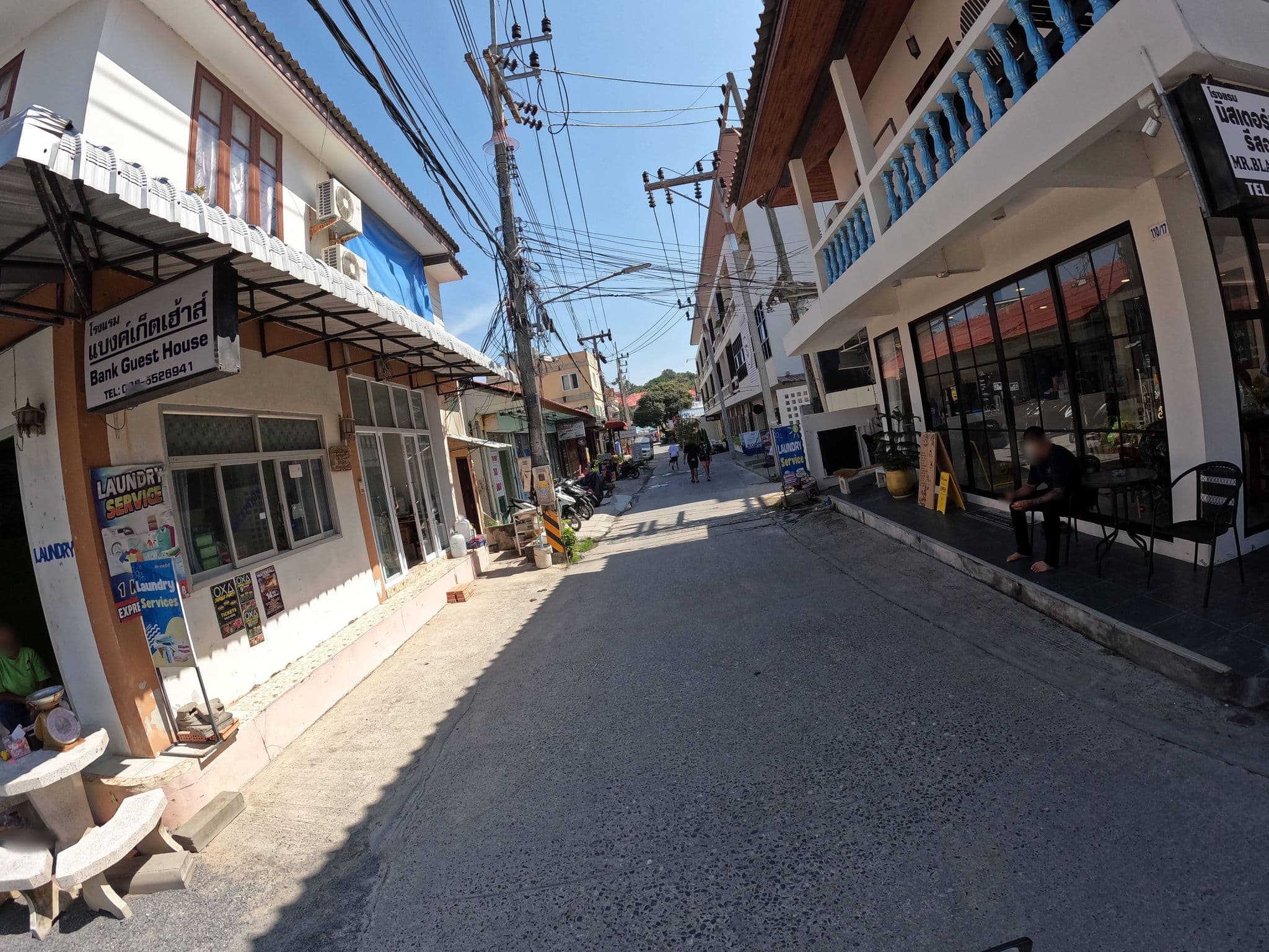 Street view near Bank Guesthouse, Ko Pha Ngan