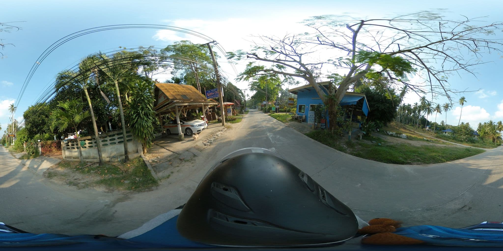 Street view near Peaceful Villas Hideaway, Ko Samui