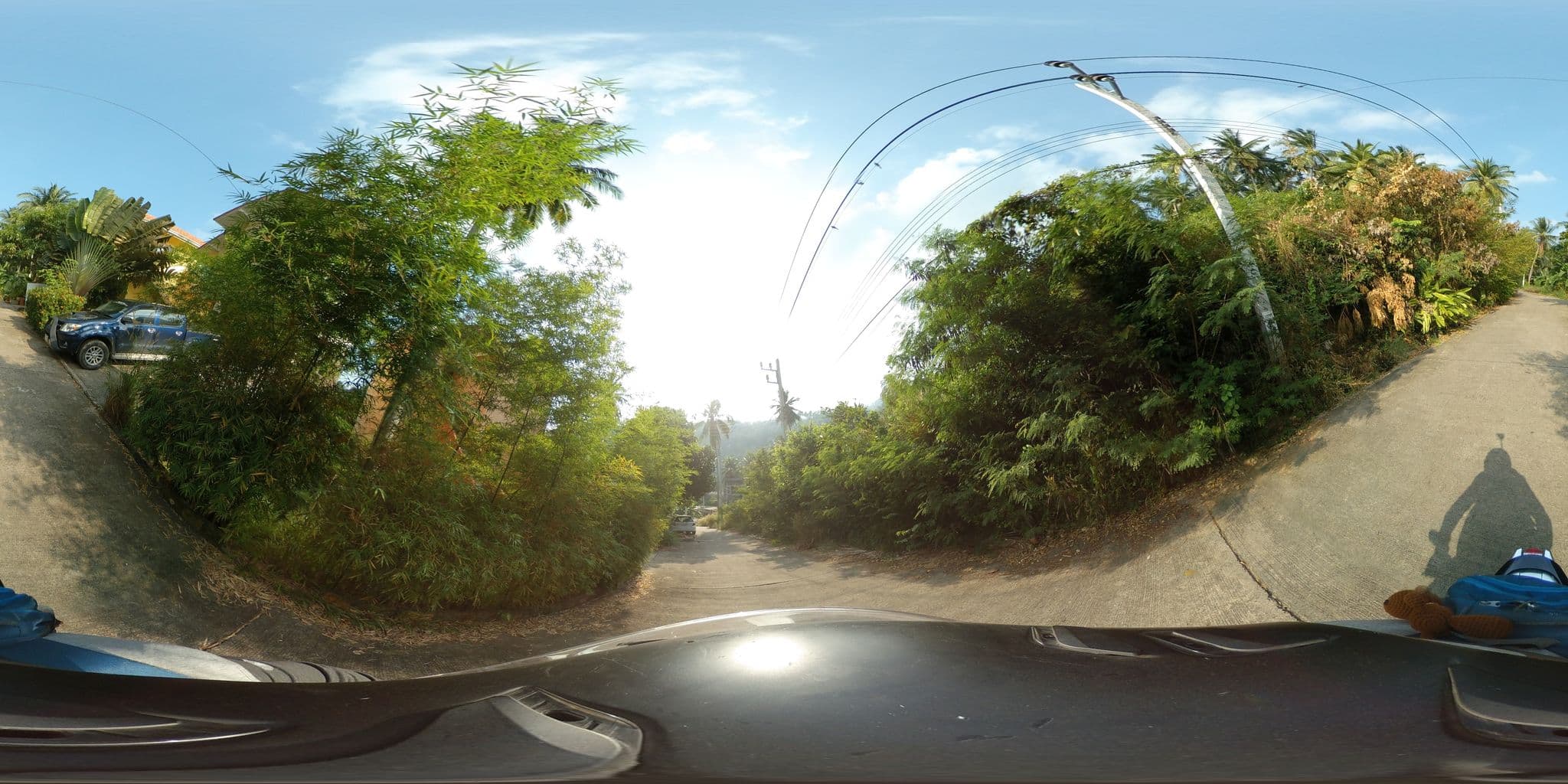 Street view near Samui Green Palm Resort, Ko Samui