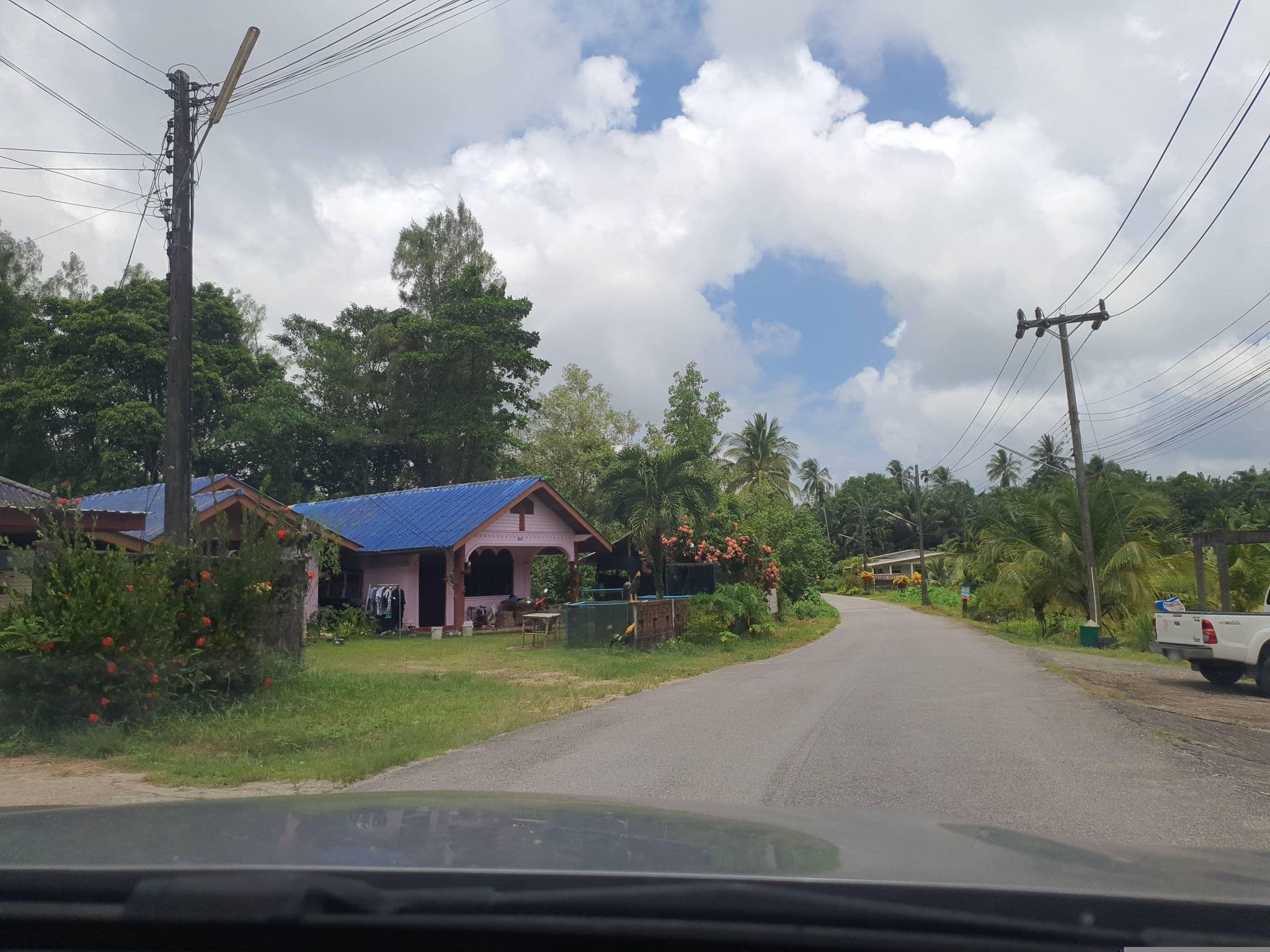 Street view near Pramote Bungalows, Ban Khao Lak