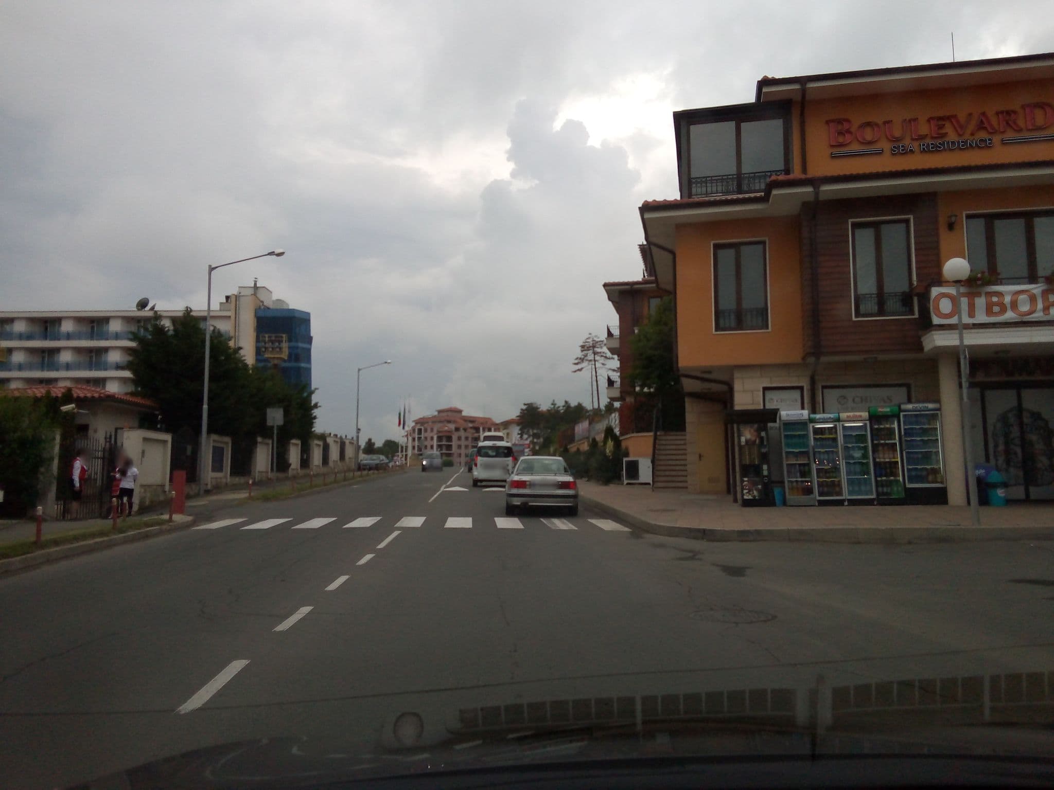 Street view near Boulevard Sea Residence, Sveti Vlas