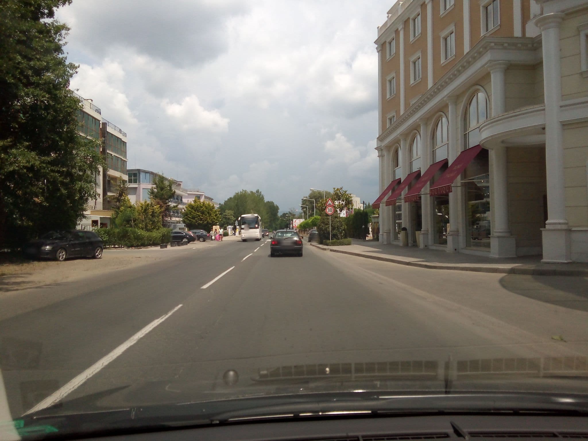 Street view near Rome Palace, Nesebar