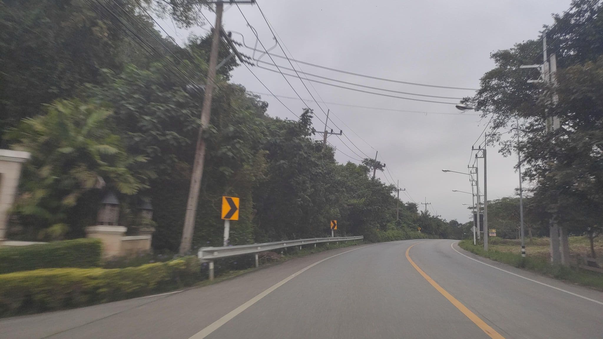 Street view near The Series Resort Khaoyai, Pak Chong