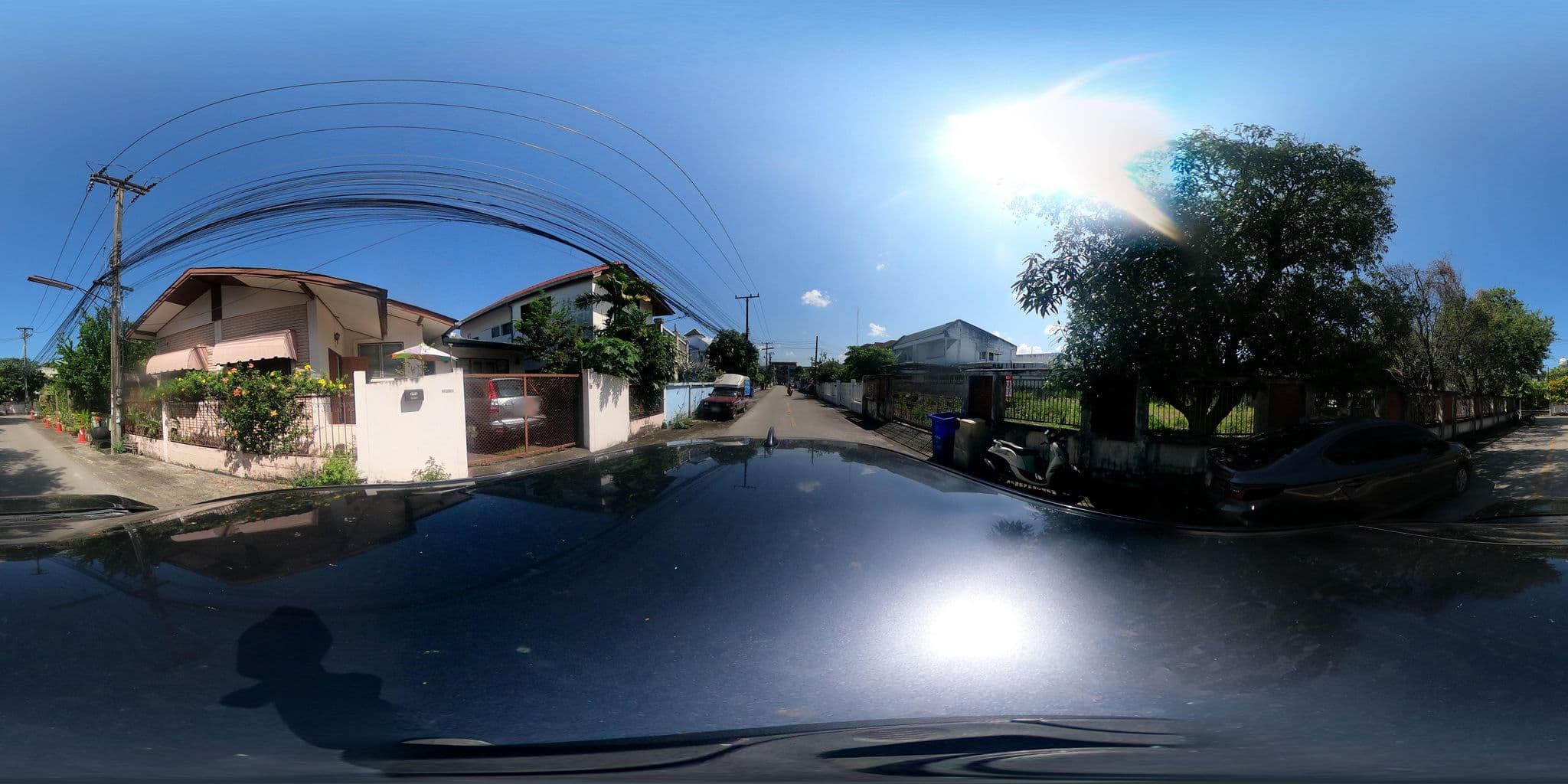 Street view near OnPoint Hostel, Chiang Mai