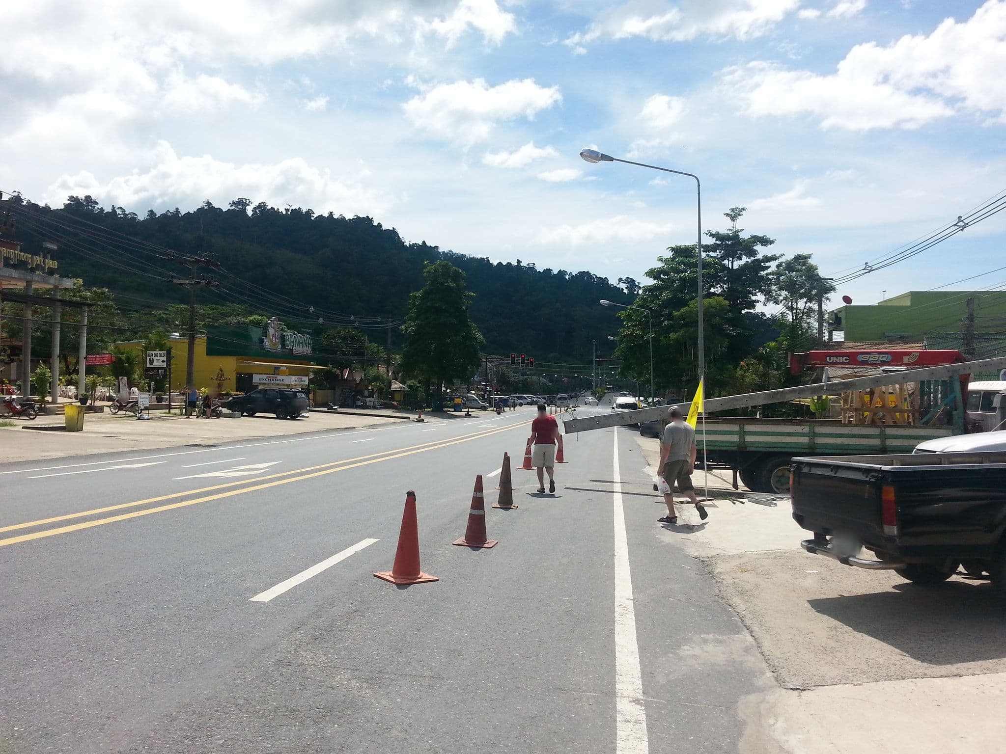 Street view near To Zleep Hotel, Ban Khao Lak