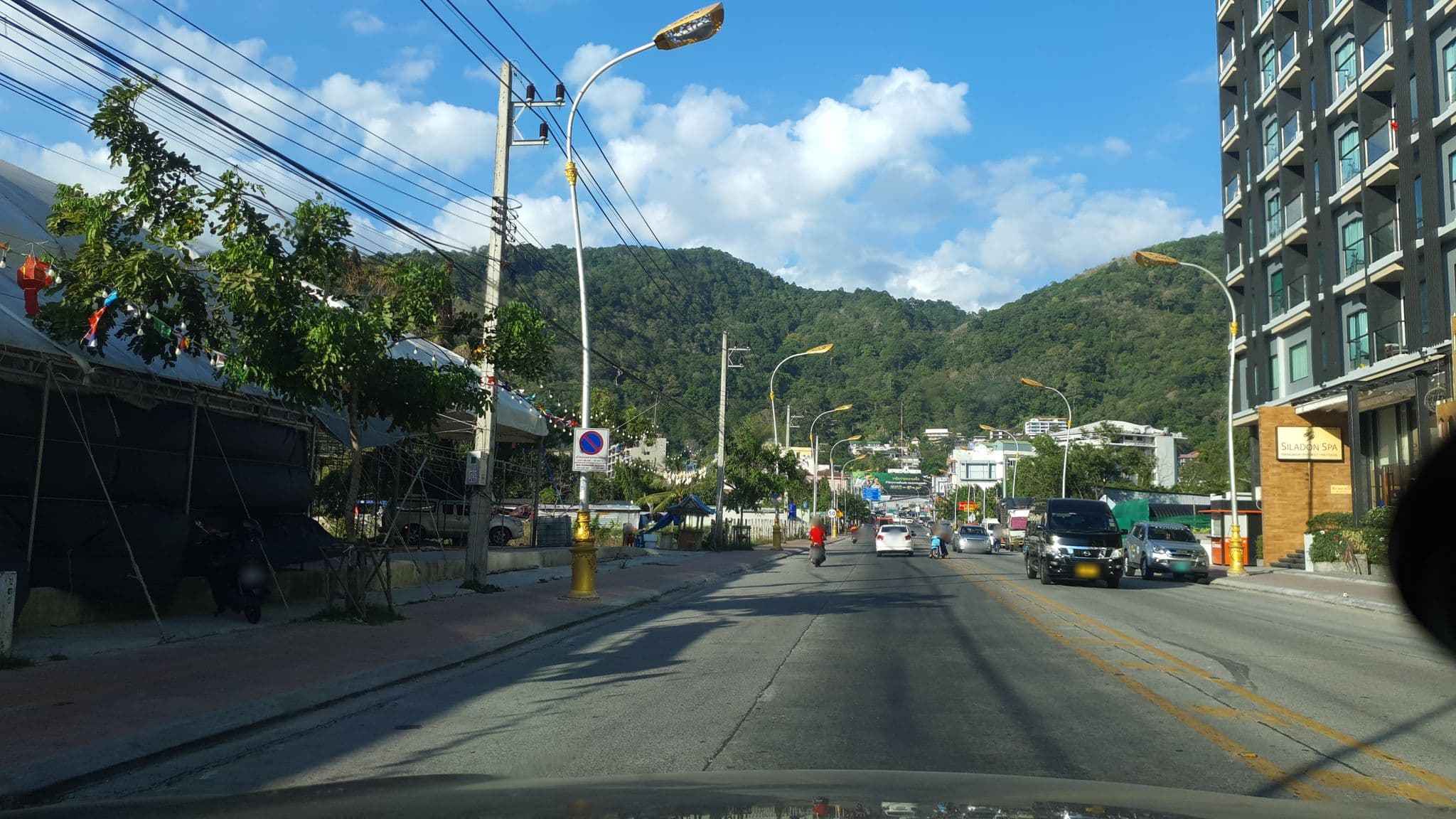 Street view near The Marina, Patong