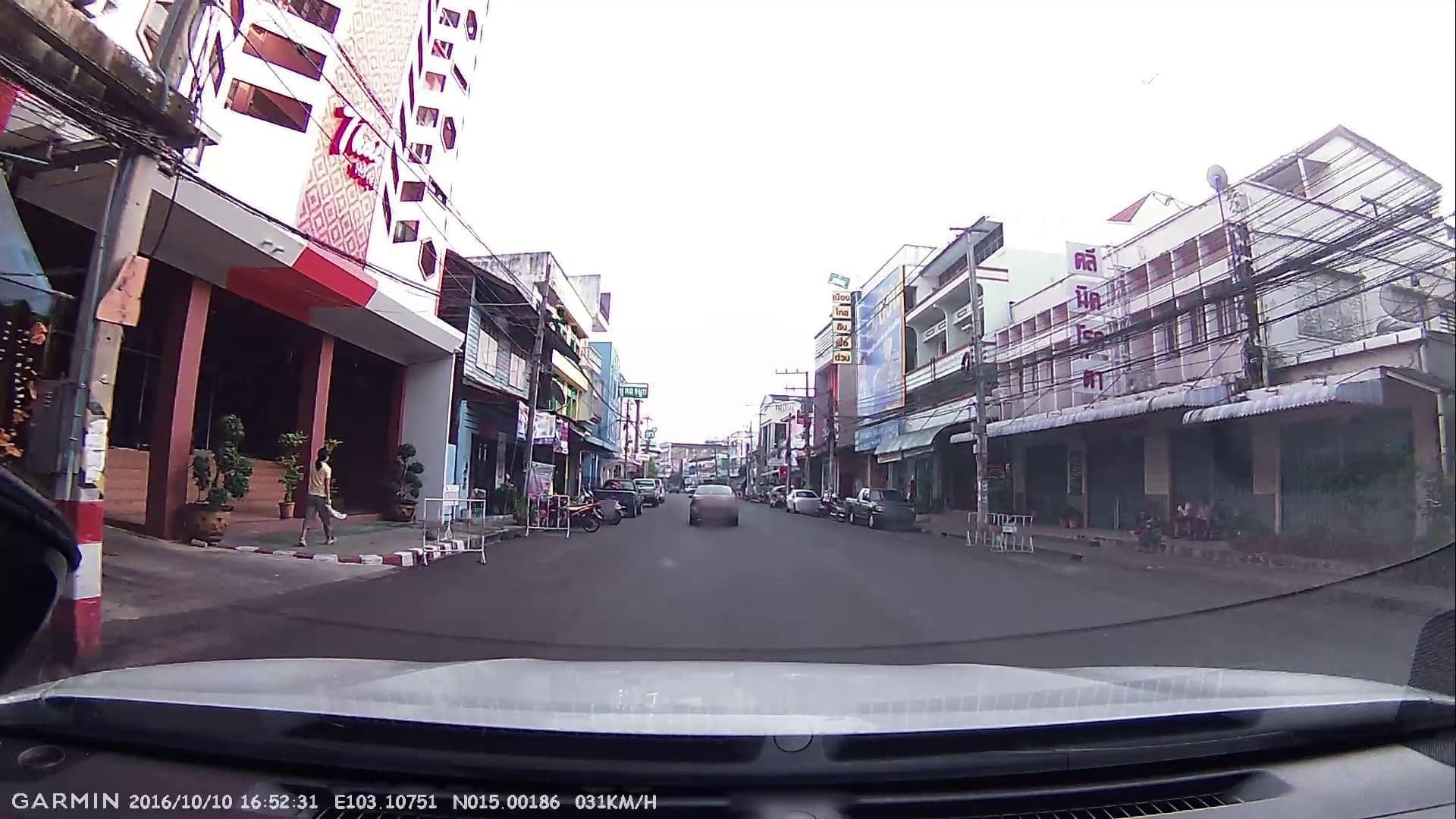Street view near Thai Hotel, Buri Ram — © poramet (CC BY-SA · Mapillary)