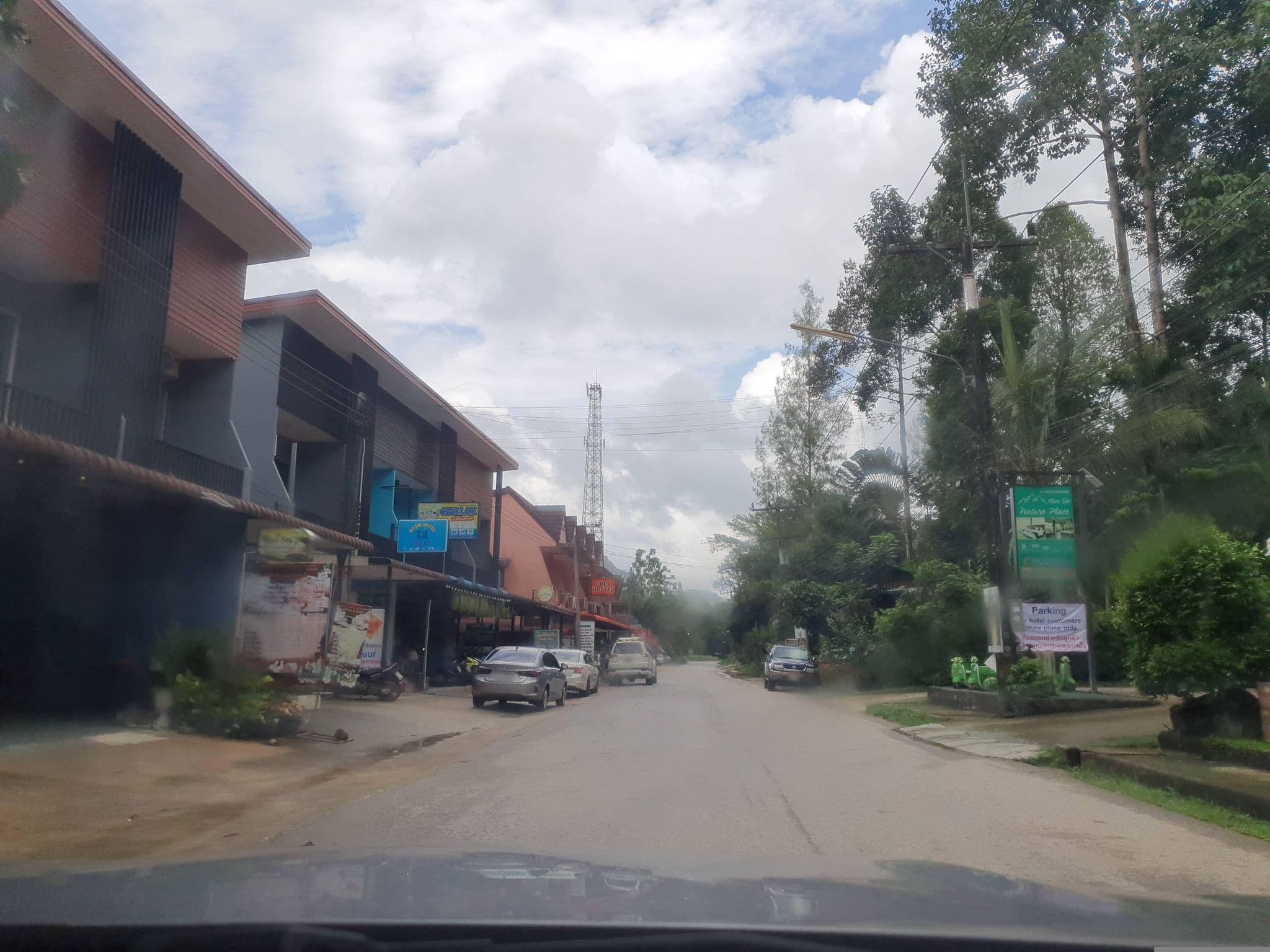 Street view near Chillax Khaosok Hostel, Takua Pa