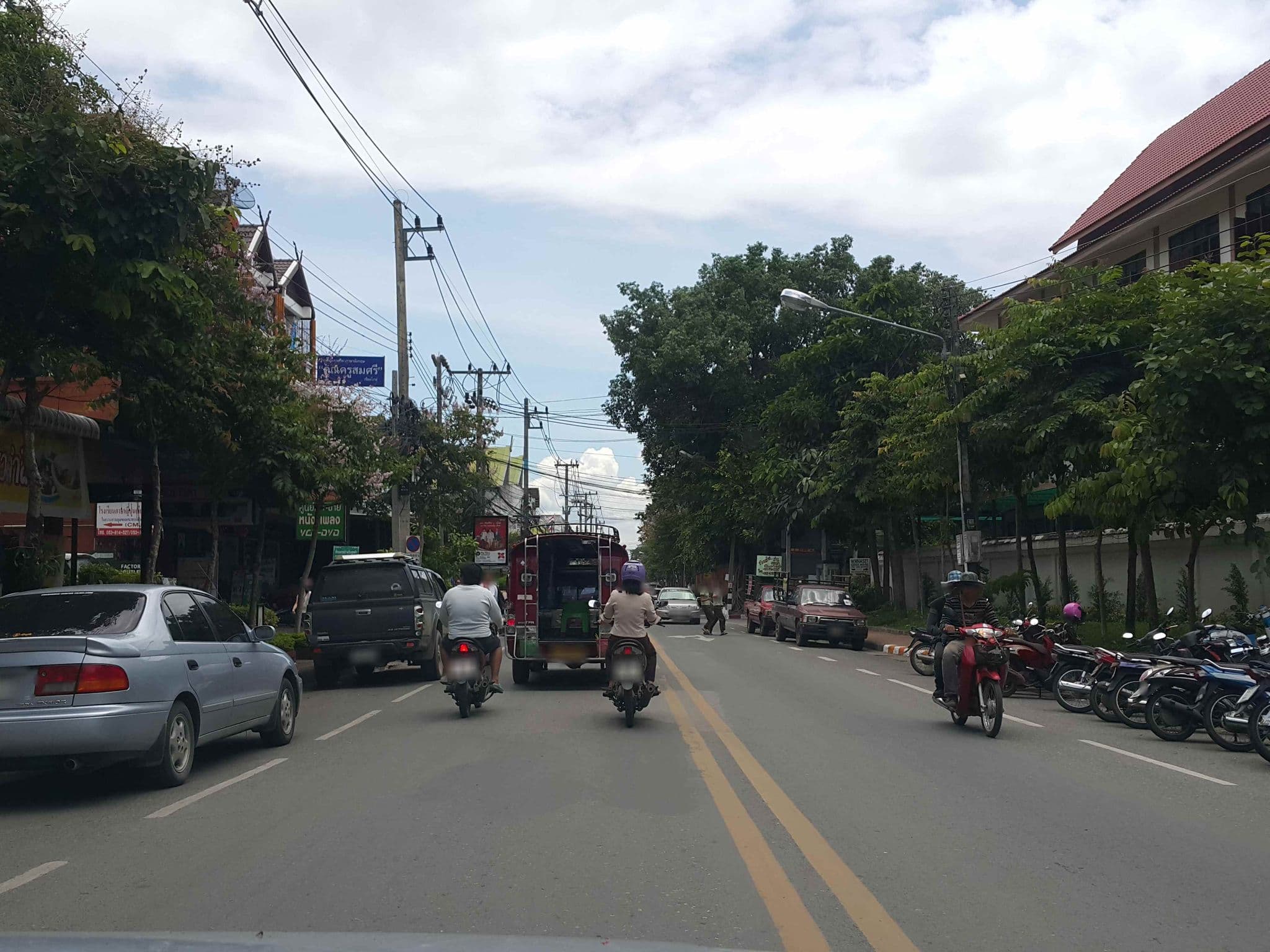 Street view near The Sila, Chiang Mai