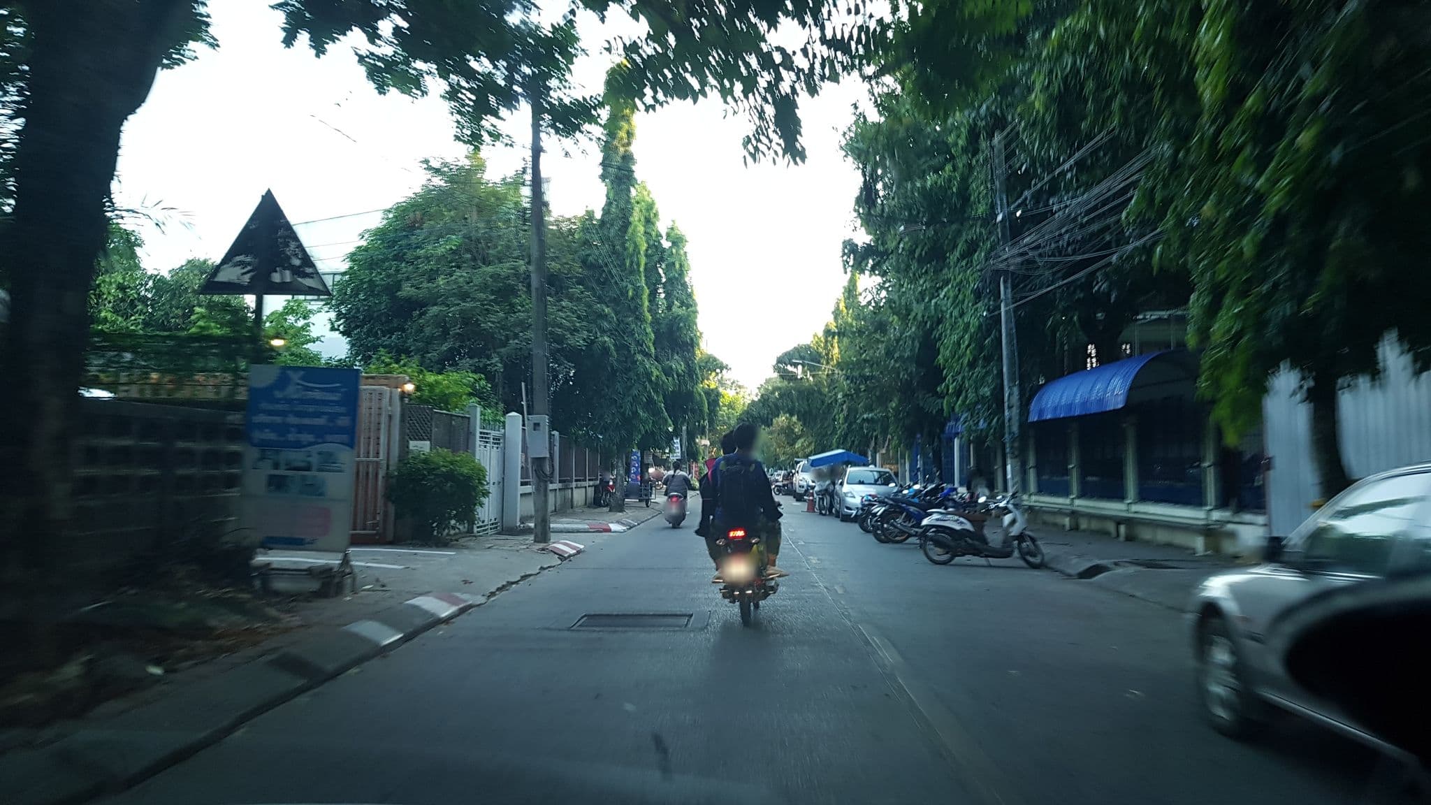 Street view near A-Residence, Chiang Rai