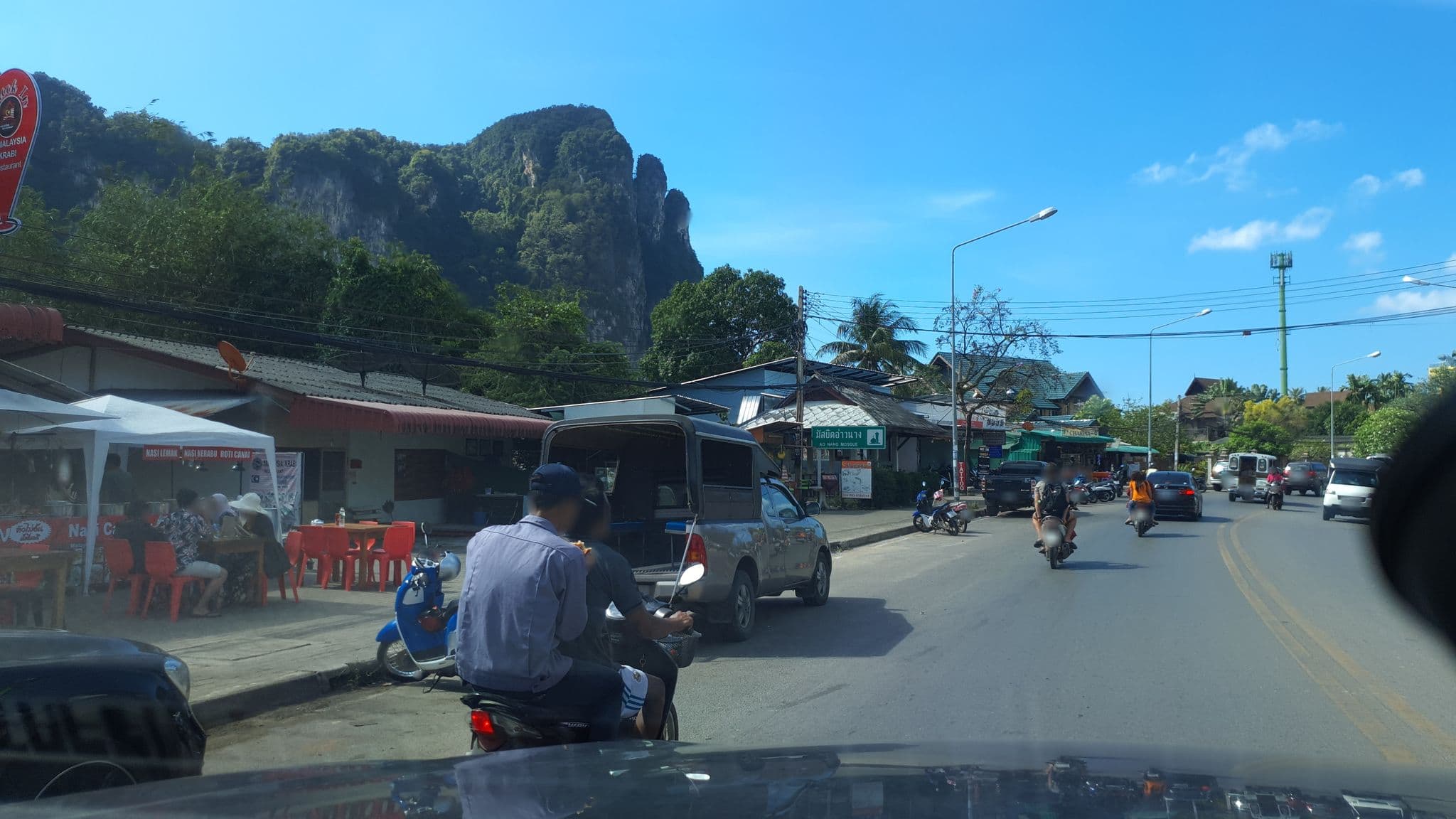 Street view near Slumber Party, Ban Ao Nang