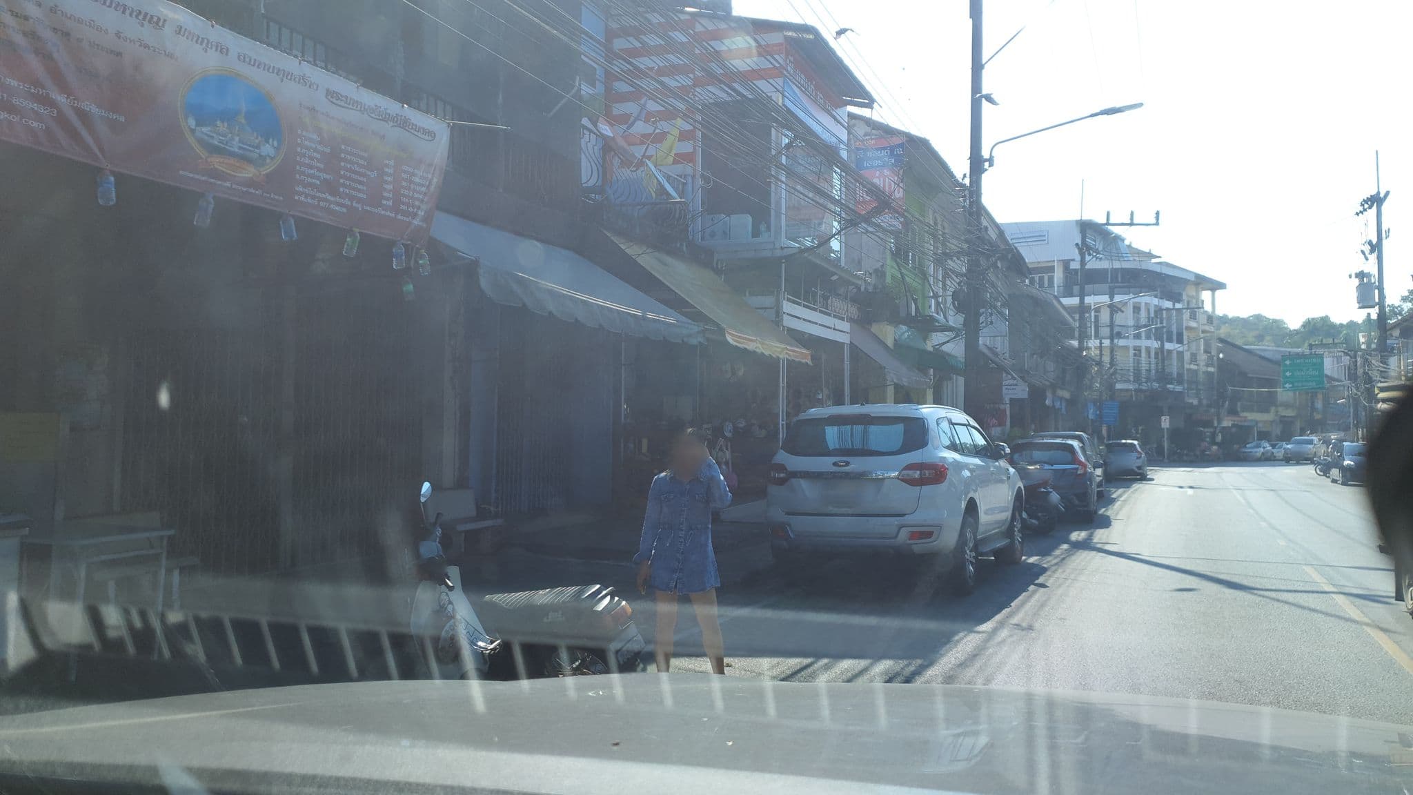Street view near A Day Inn, Ranong