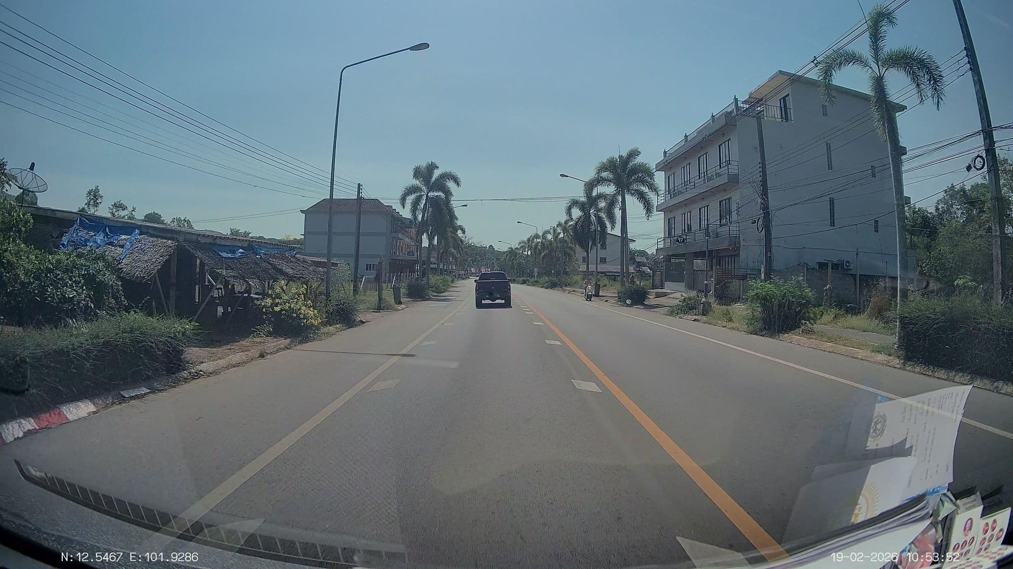 Street view near Fabb Hotel, Tha Mai — © ThailandCambodia (CC BY-SA · Mapillary)