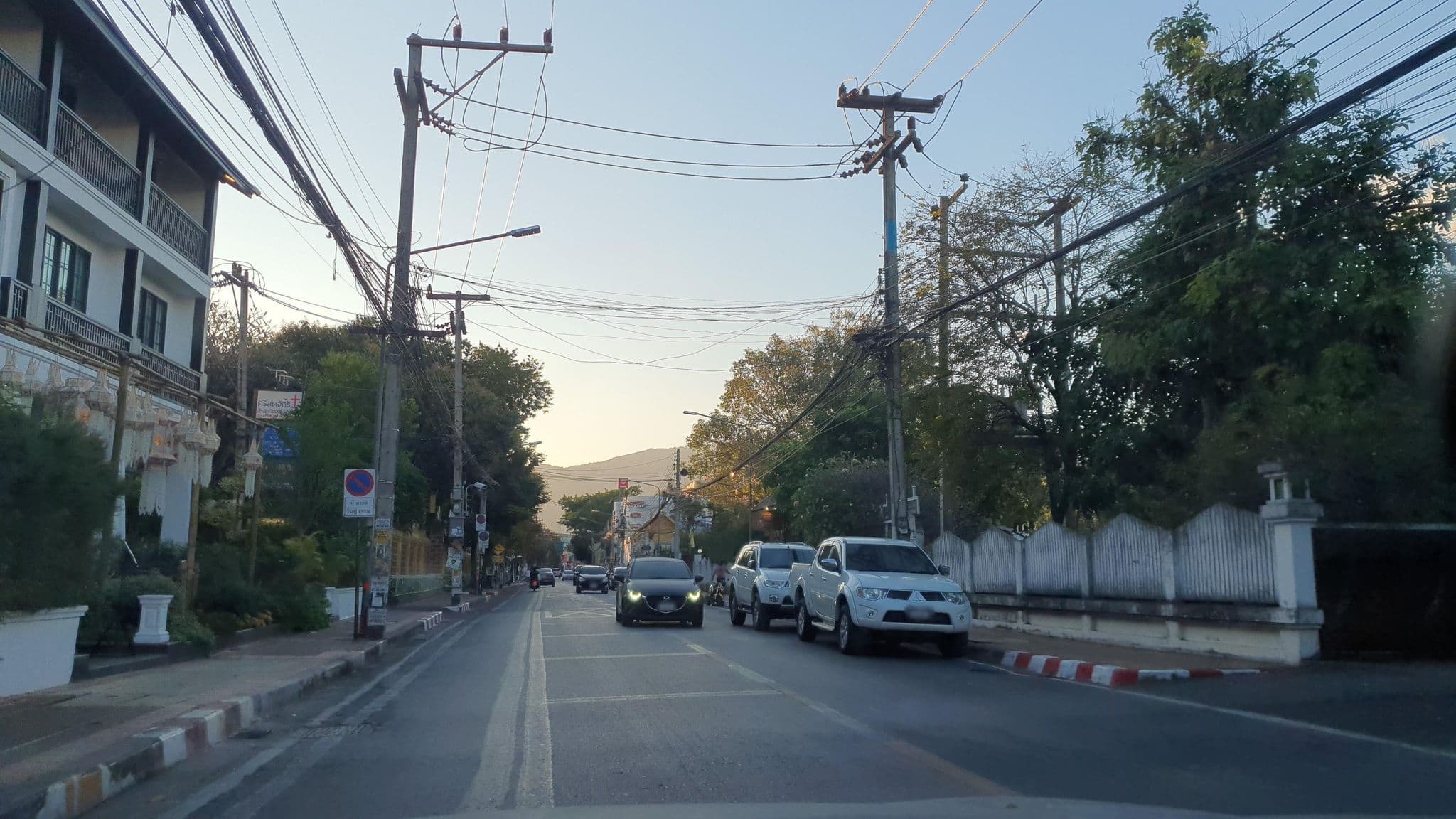 Street view near Aksara Heritage, Chiang Mai