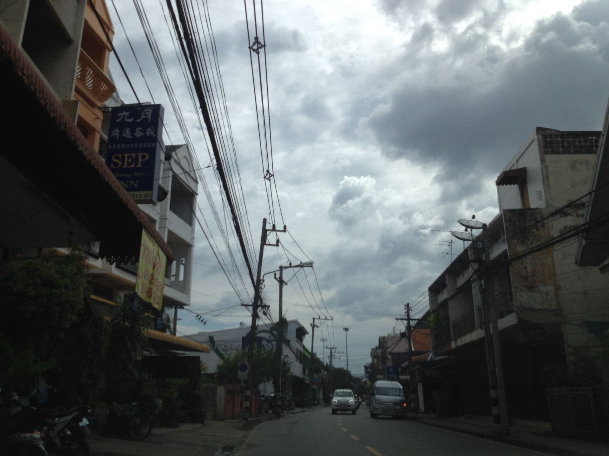 Street view near Relax Wualai, Chiang Mai