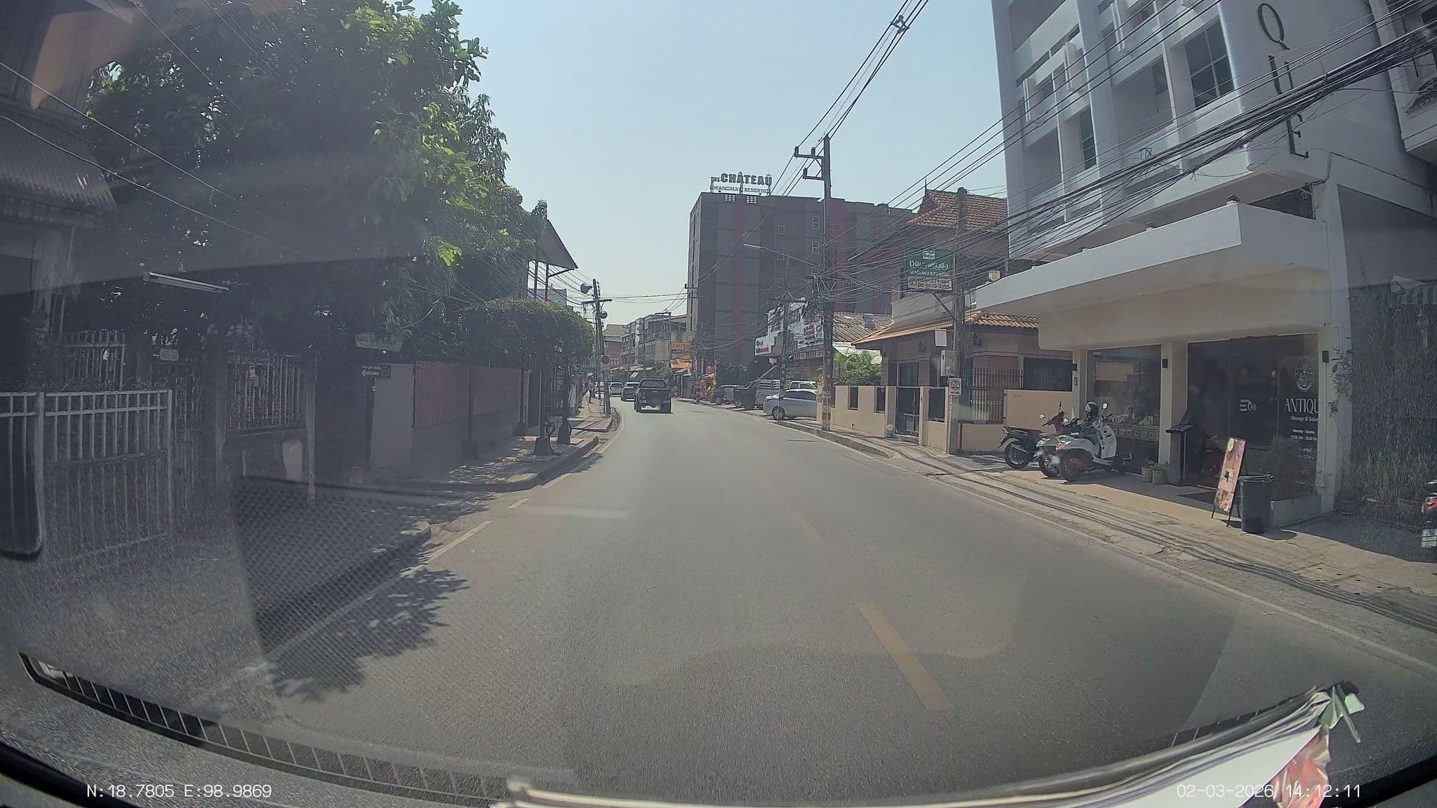 Street view near Thai Time Hostel, Chiang Mai — © ThailandCambodia (CC BY-SA · Mapillary)