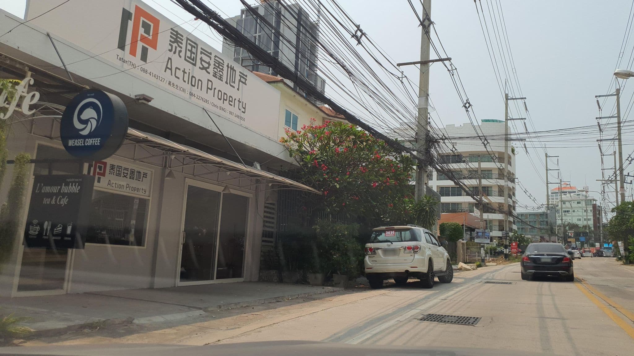 Street view near Westbury Residence, Pattaya