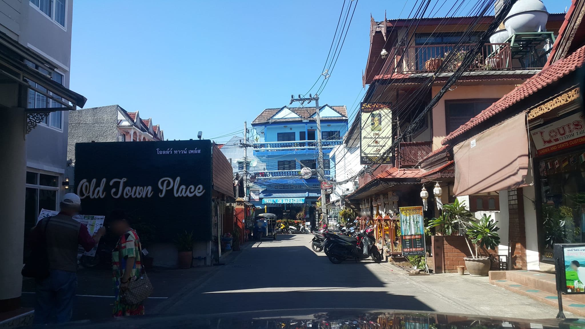 Street view near SK House, Chiang Mai