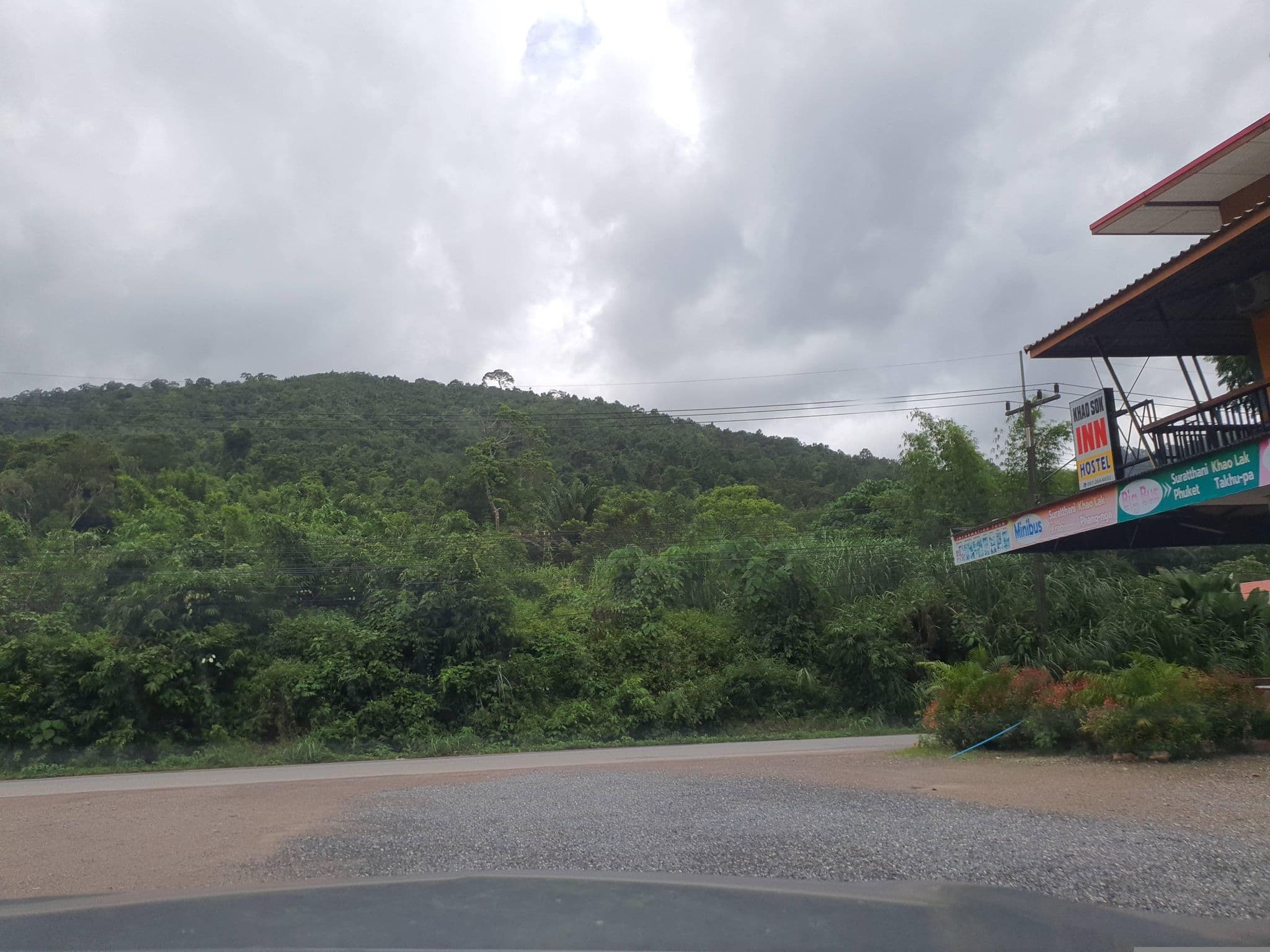 Street view near Khao Sok Inn Hostel, Takua Pa